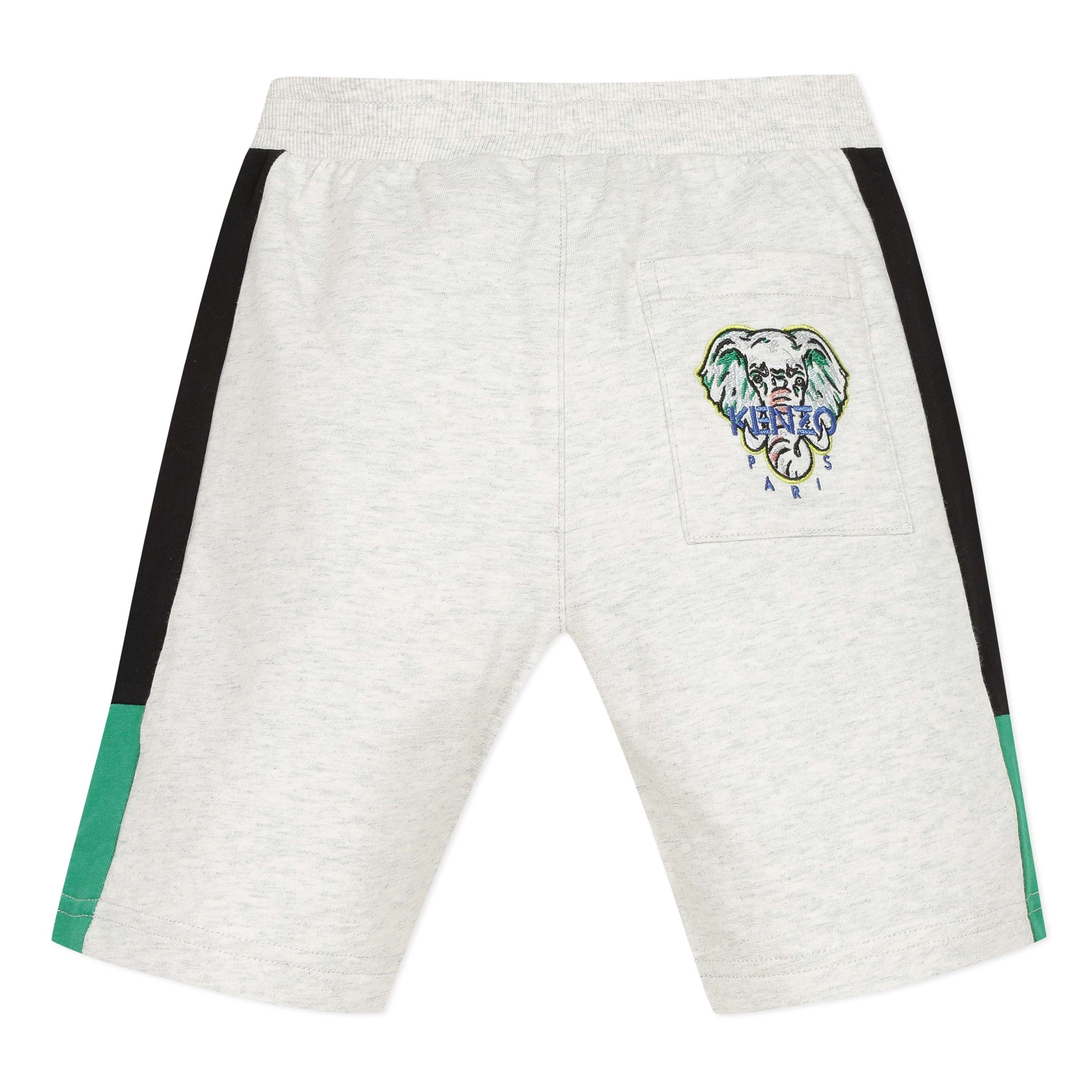 Boys Grey Cotton Shorts