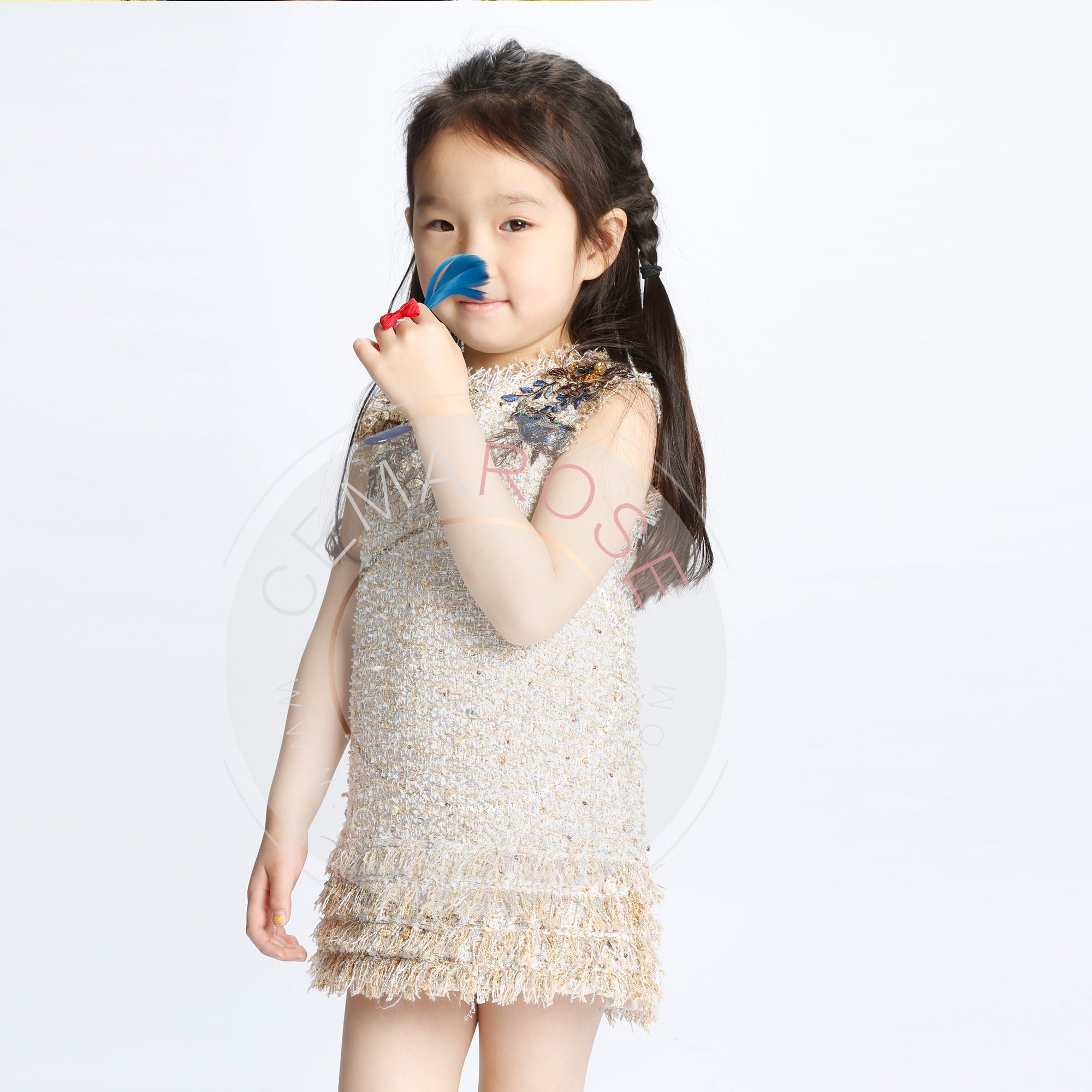 Girls Beige "Only me" Dress
