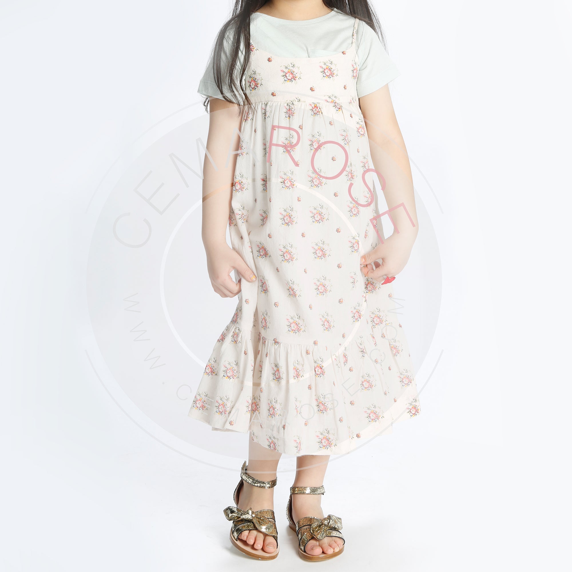 Girls Dore Cuir Sandals