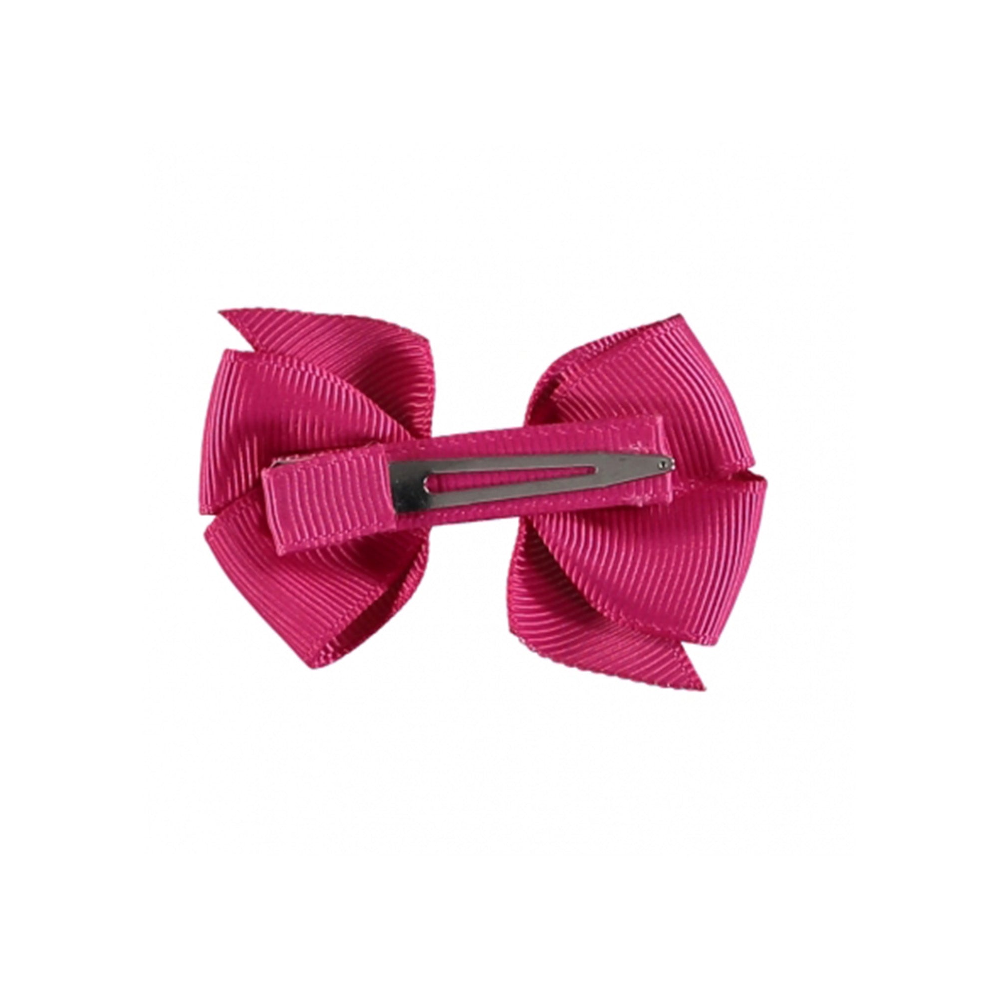 Girls Azalea Pink Grosgrain Hair Clip