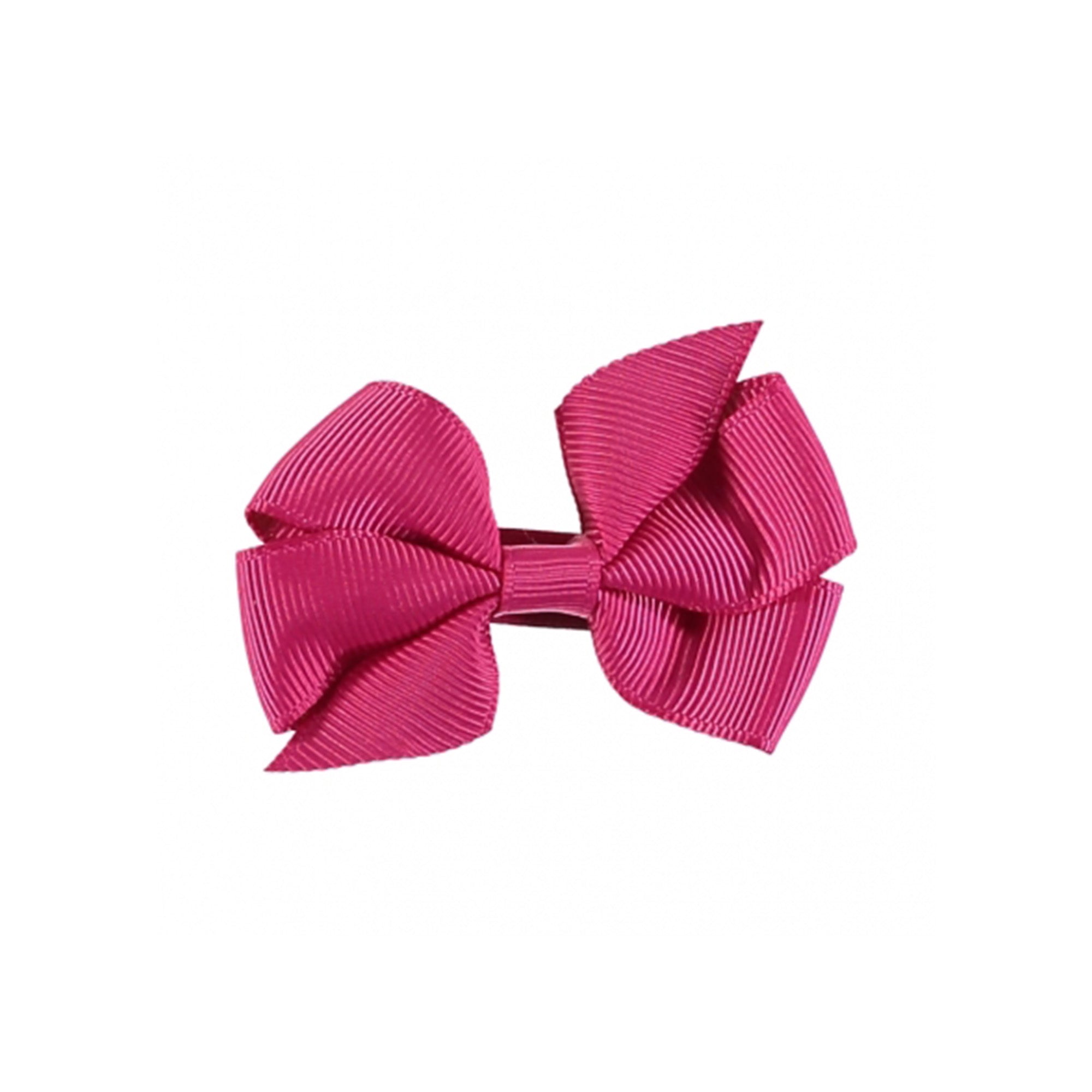 Girls Azalea Pink Grosgrain Hair Clip