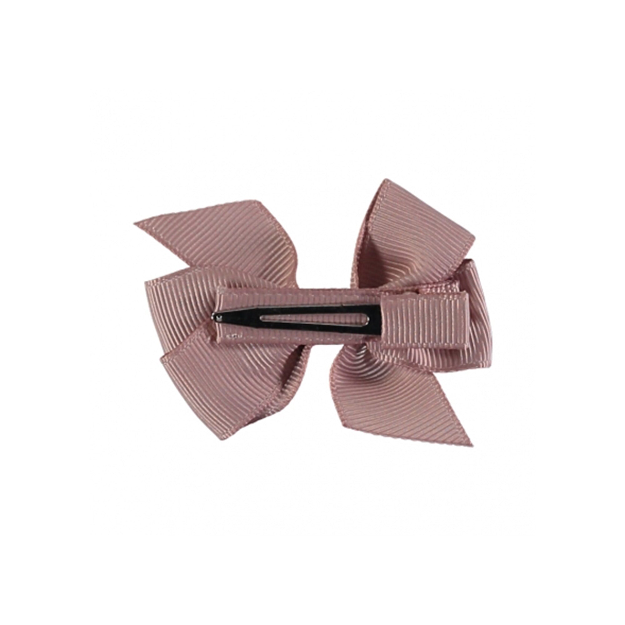 Girls Vintage Pink Grosgrain Hair Clip