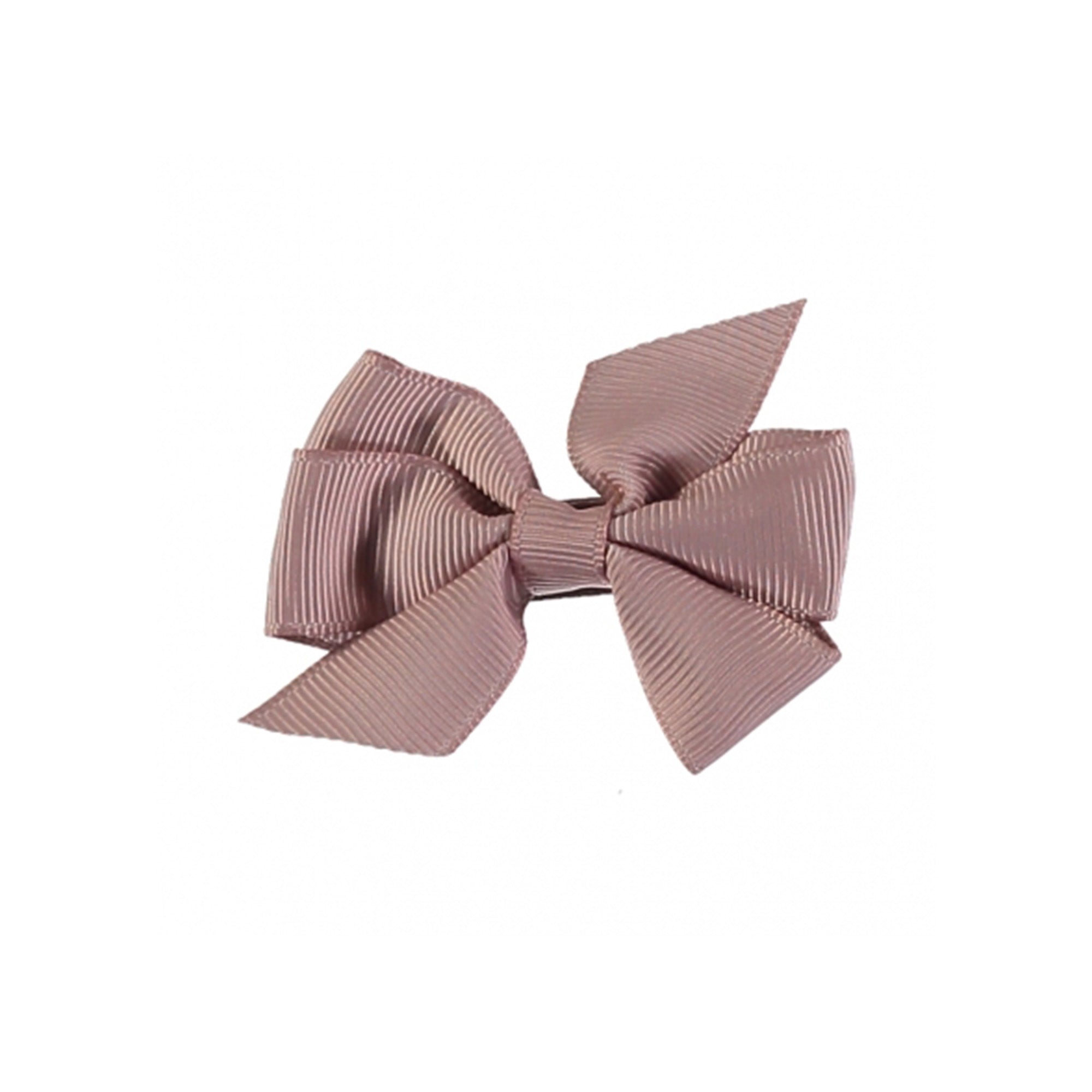 Girls Vintage Pink Grosgrain Hair Clip
