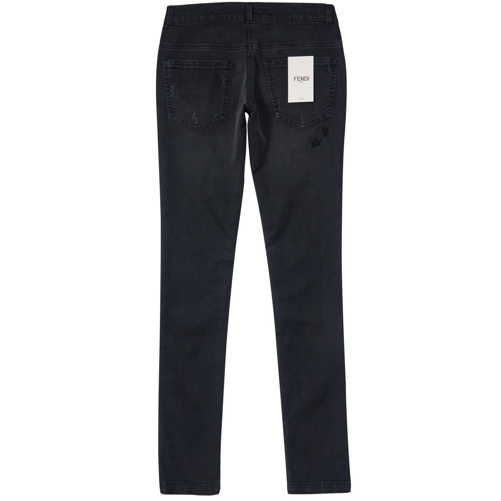 Girls Black Monster Slim Fit Jeans - CÉMAROSE | Children's Fashion Store - 2