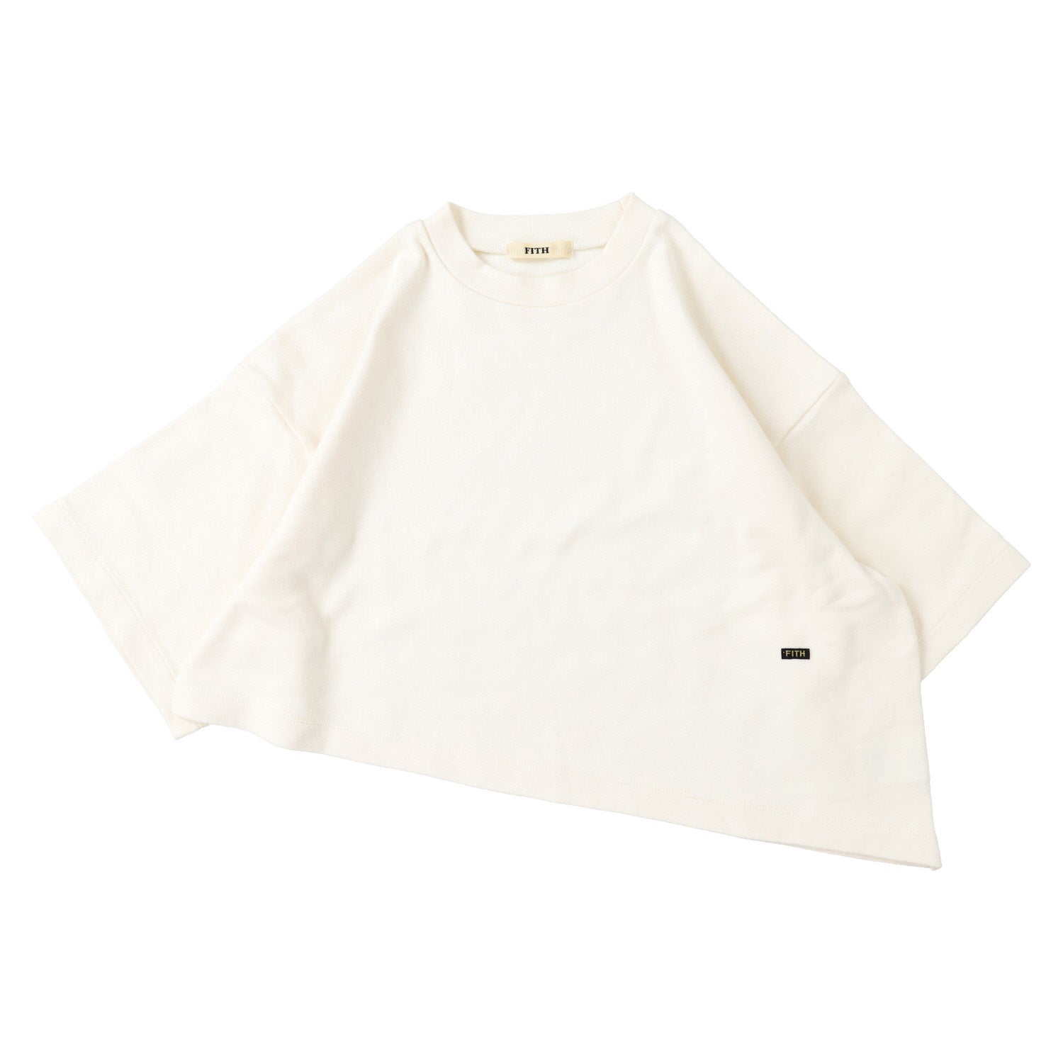 Girls White Cotton T-Shirt
