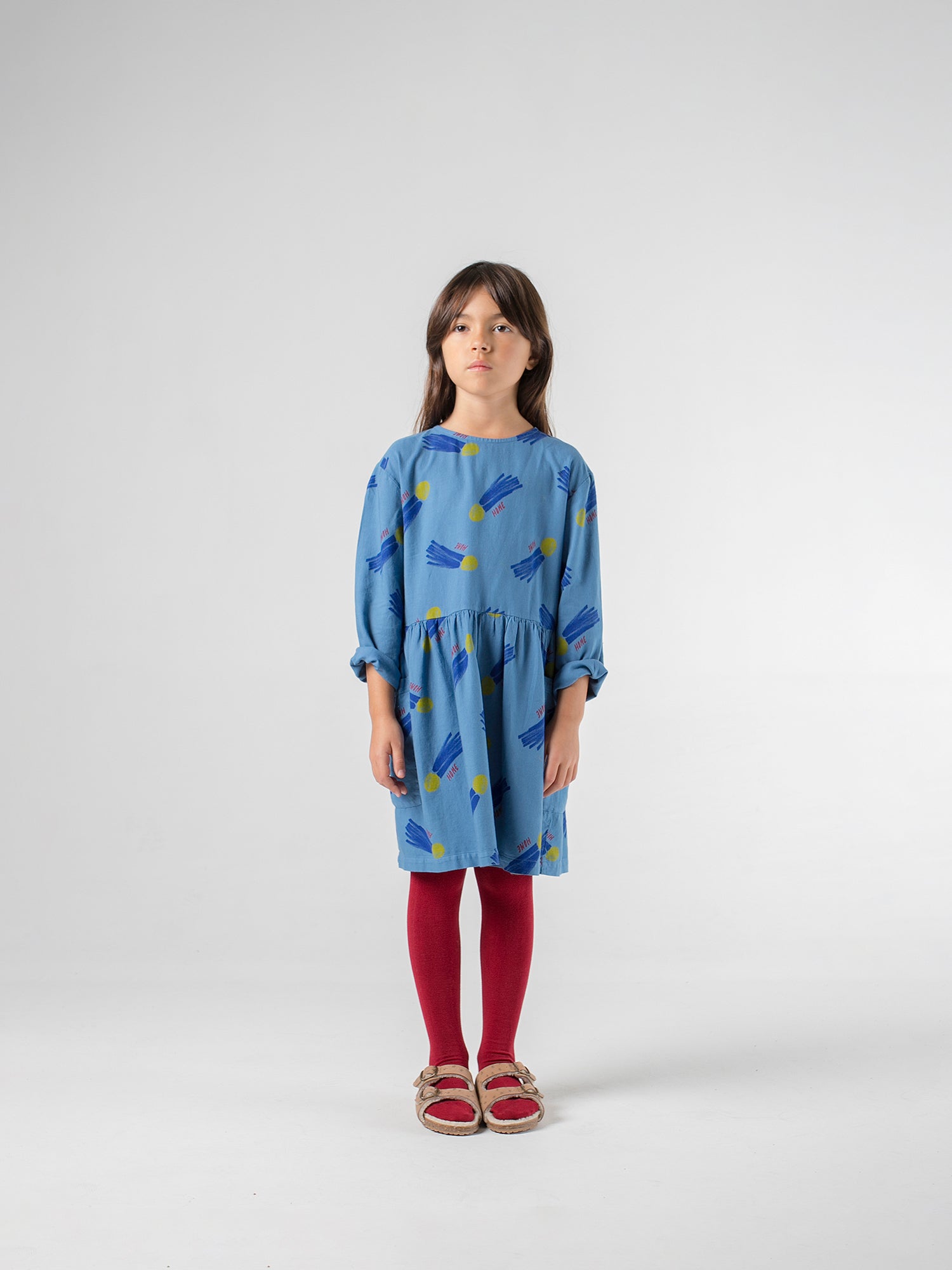 Girls Blue Star Princess Dress