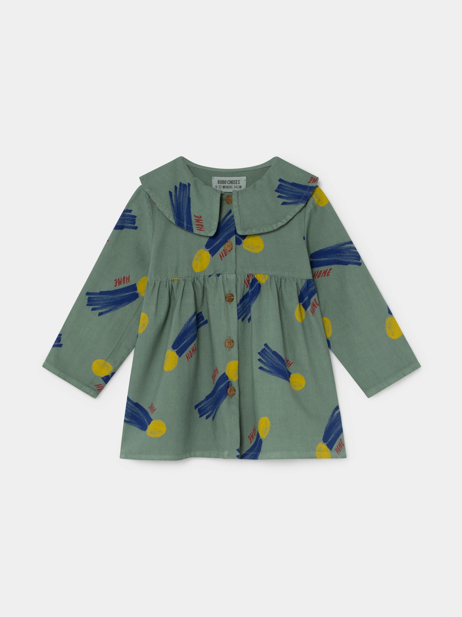 Baby Girls Green Star Princess Dress