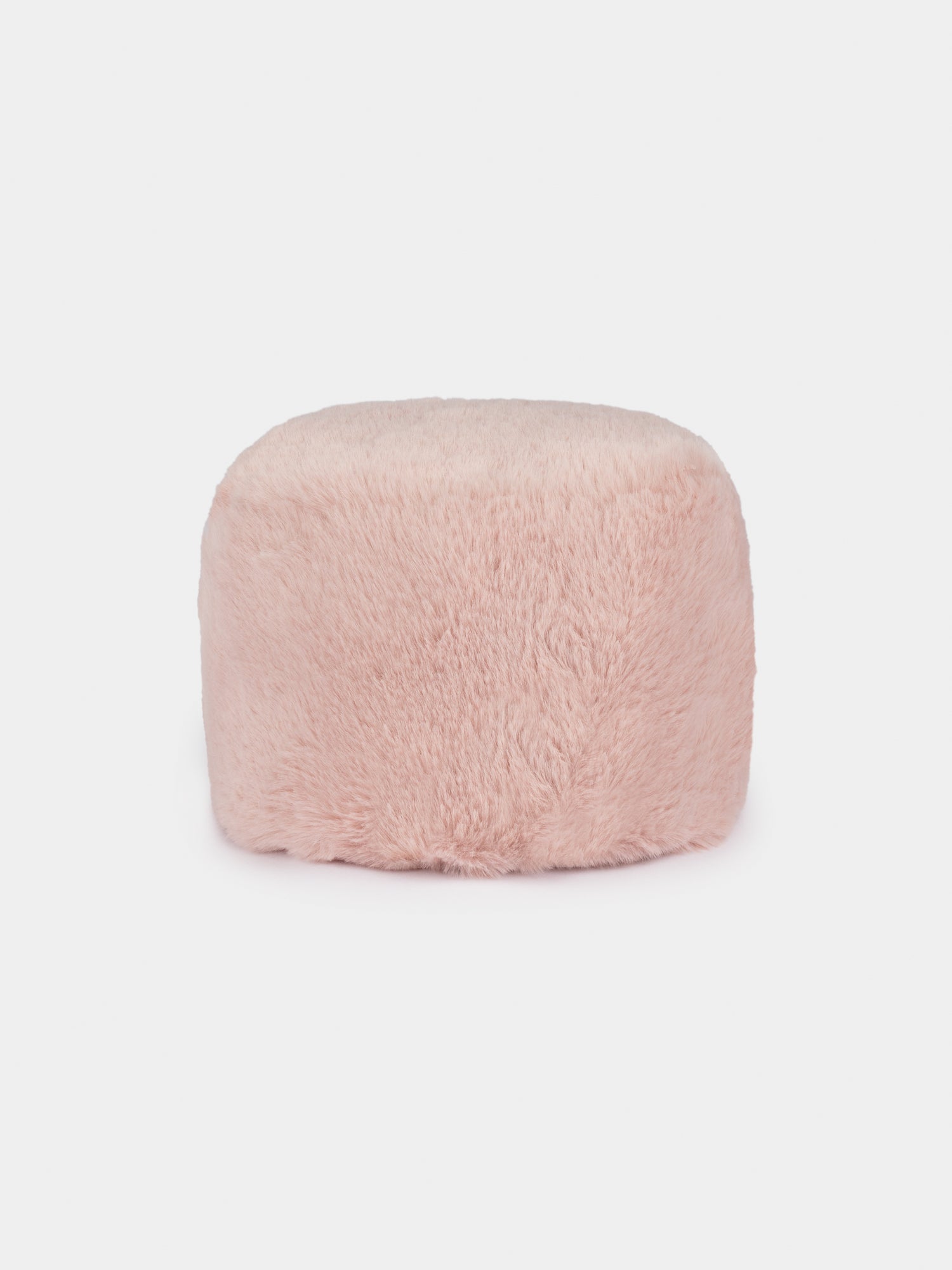Girls Pink Faux Fur Hat