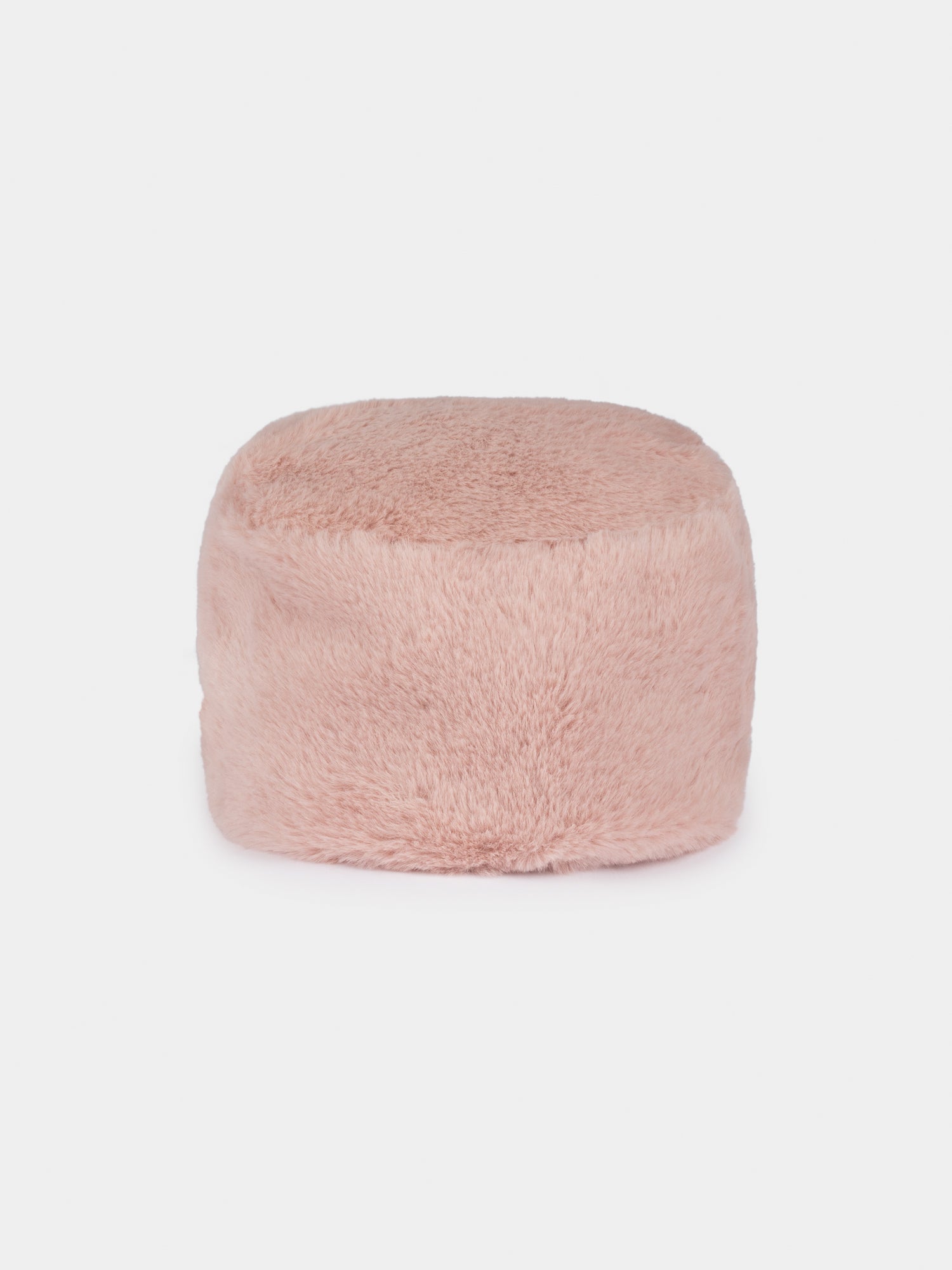 Girls Pink Faux Fur Hat