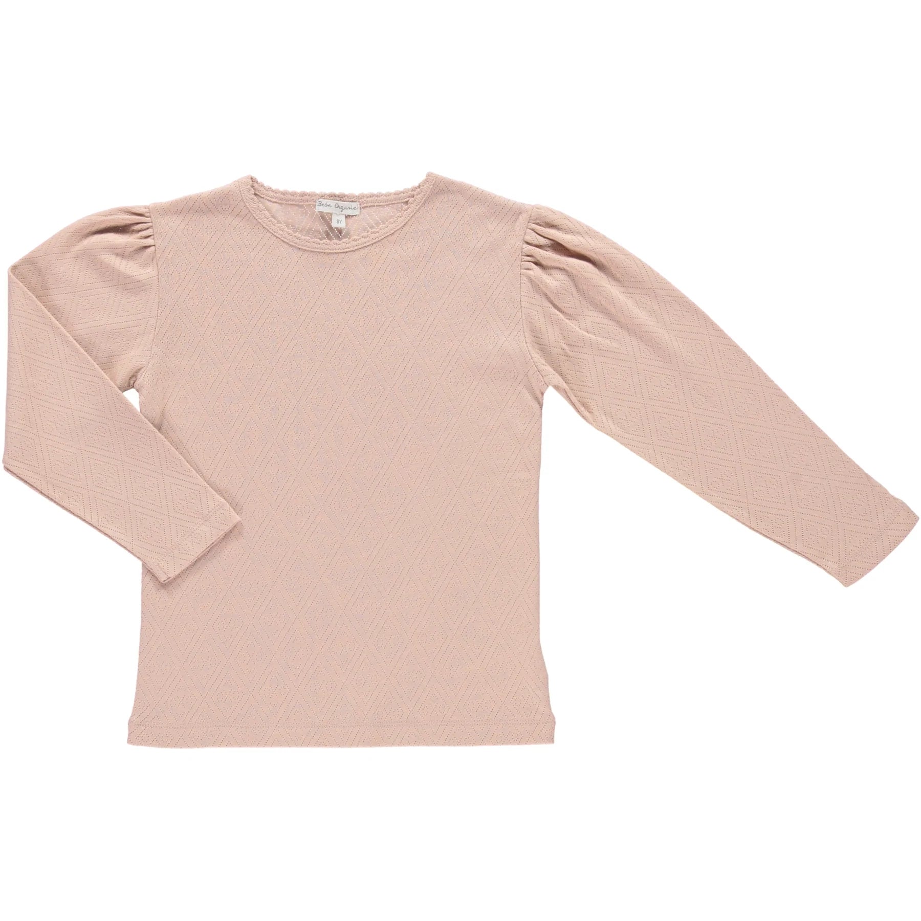 Girls Pink Cotton T-Shirt