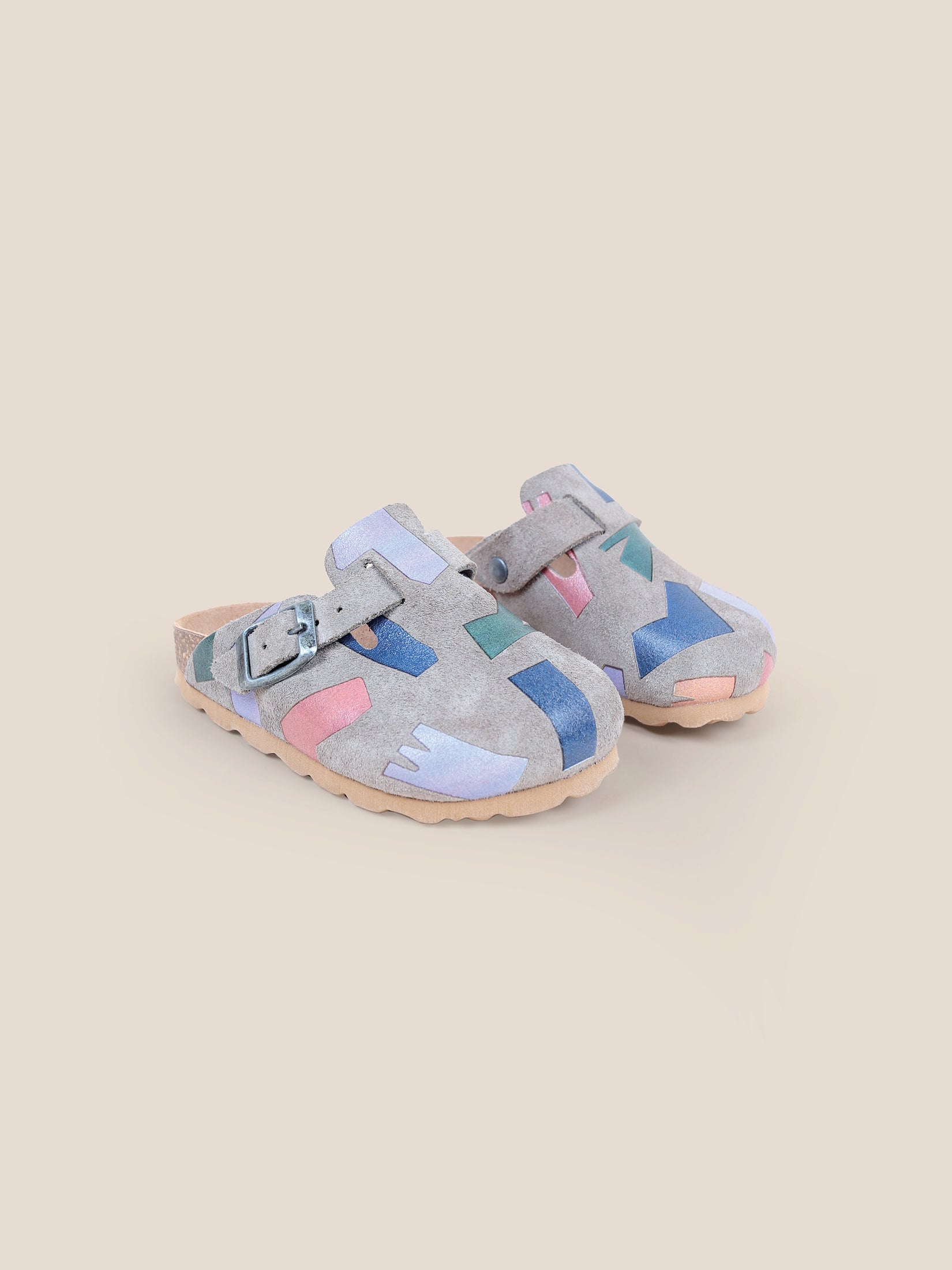 Girls Midnight Navy Shadows Sandals