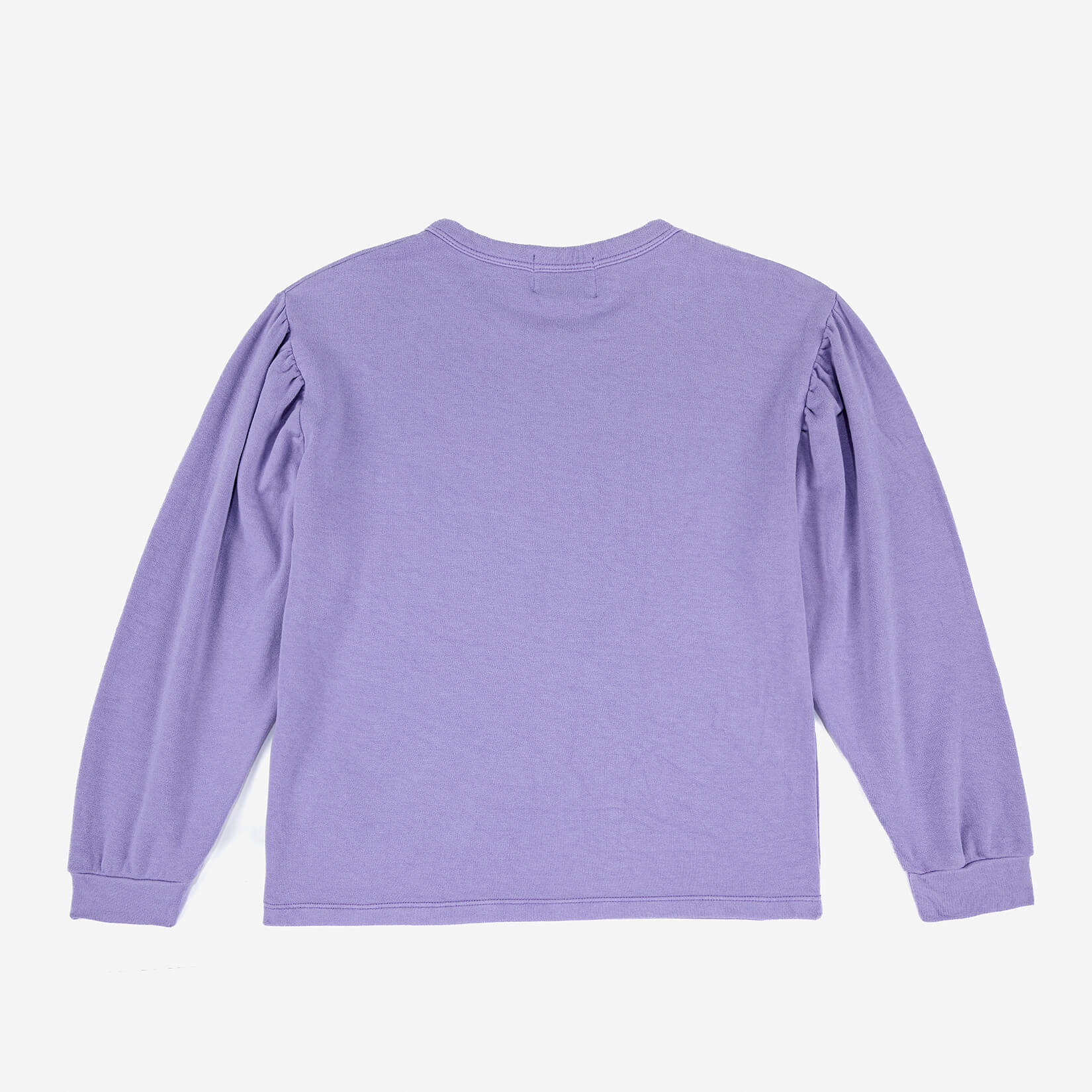 Girls Purple Printed Cotton T-Shirt
