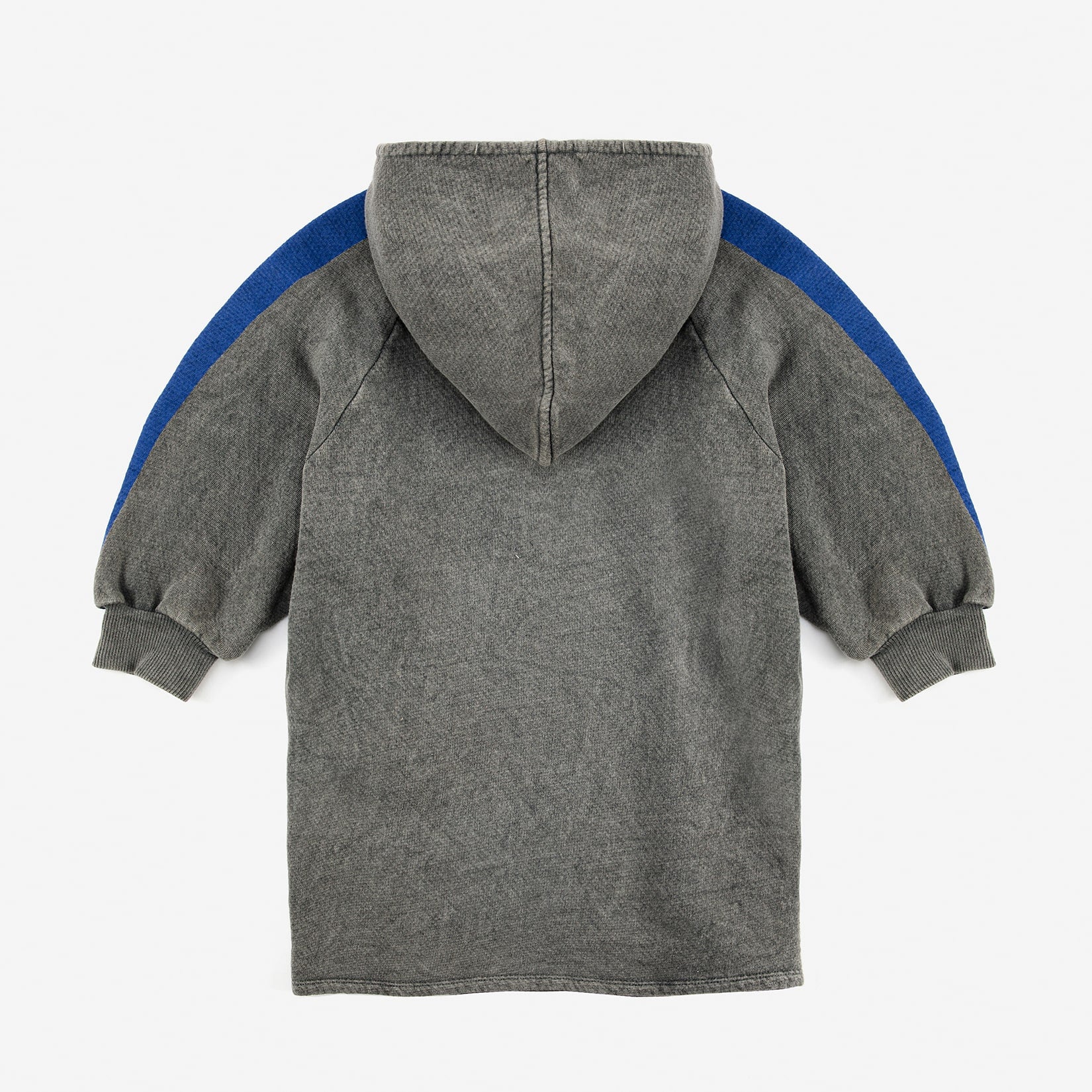 Girls Grey Logo Hooded Dress