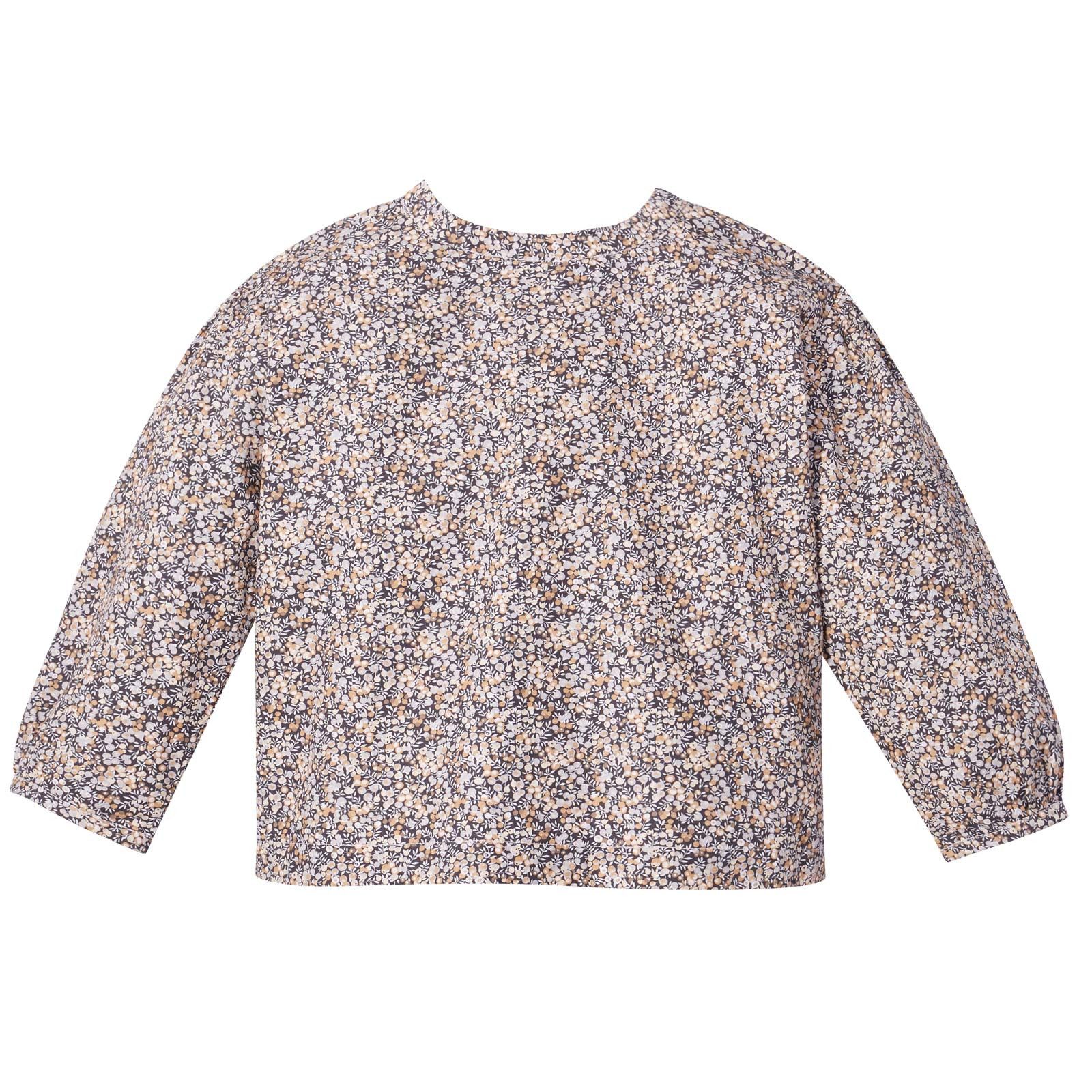Girls Multicolor Printed Cotton Charnwood Blouse - CÉMAROSE | Children's Fashion Store - 2