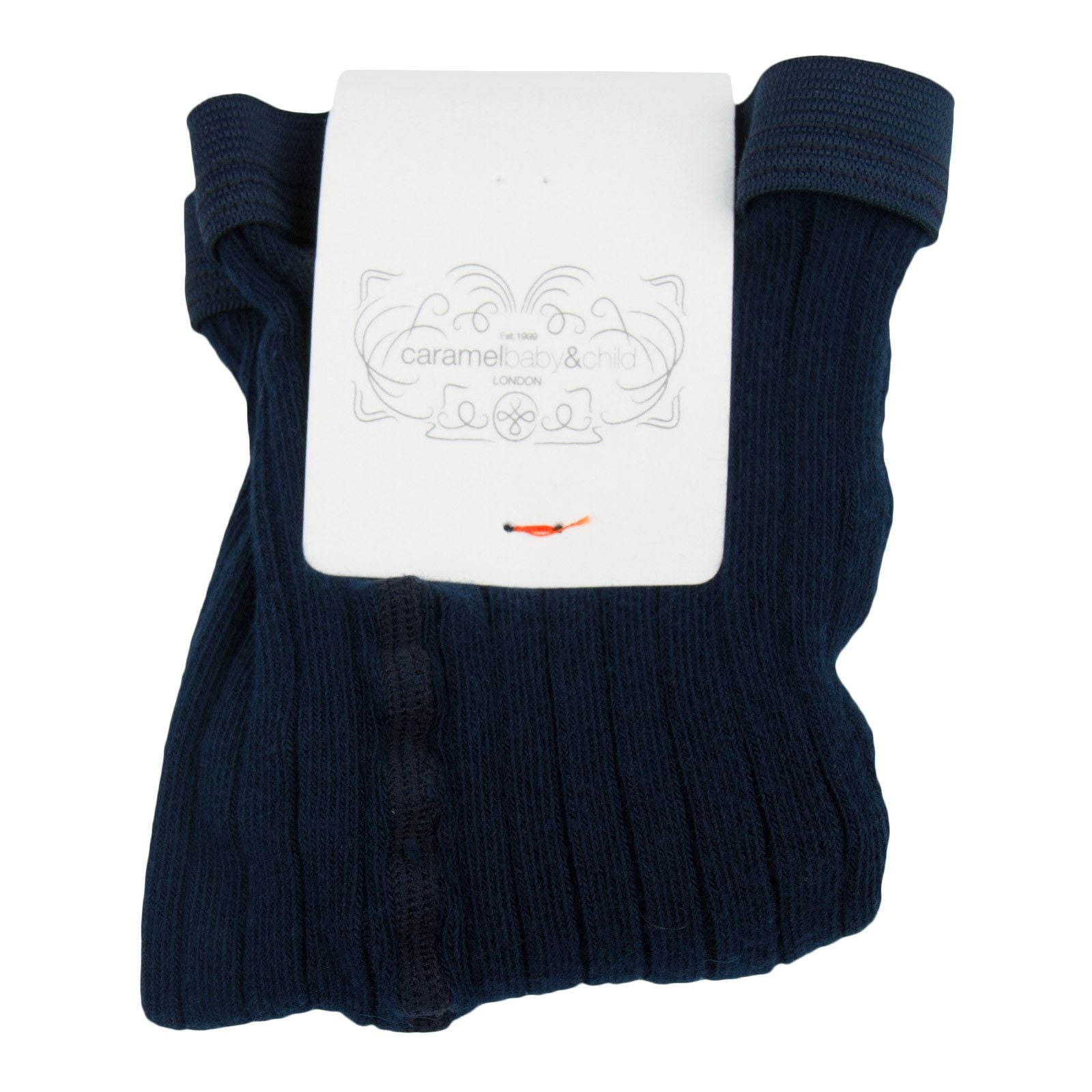 Girls Black Knitted Ribben Tights - CÉMAROSE | Children's Fashion Store - 2