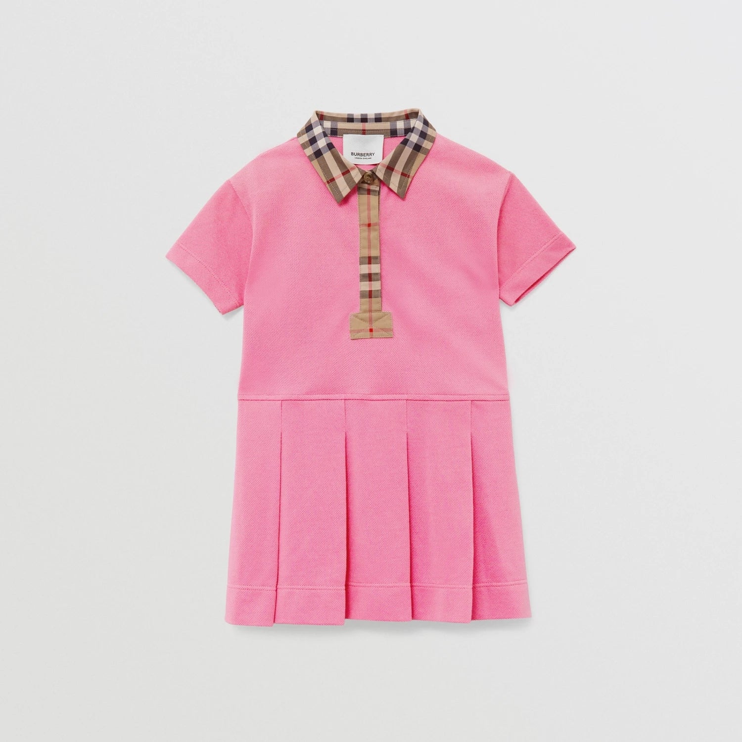 Baby Girls Pink Cotton Dress