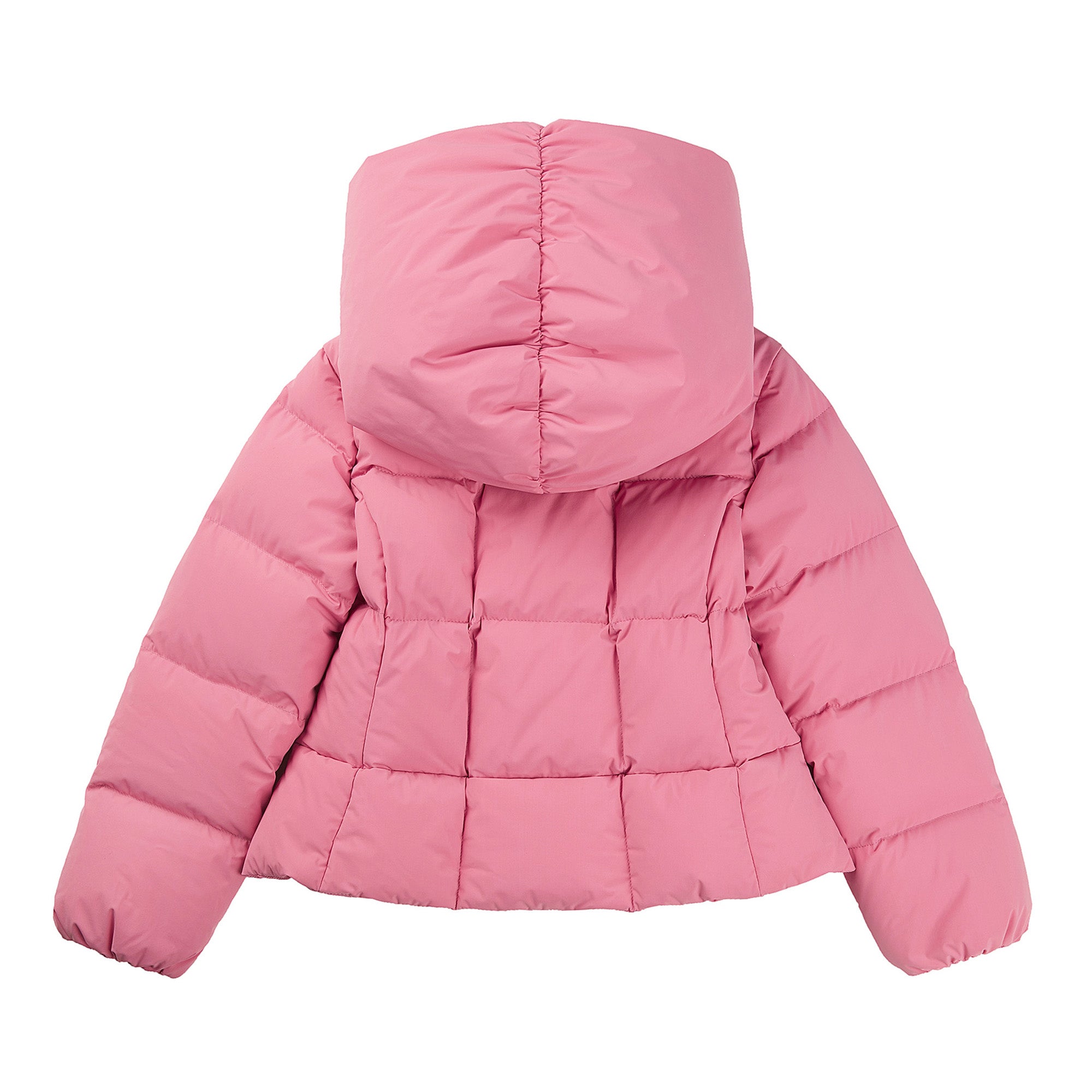 Girls Pink "GIROFLEE" Padded Down Coat