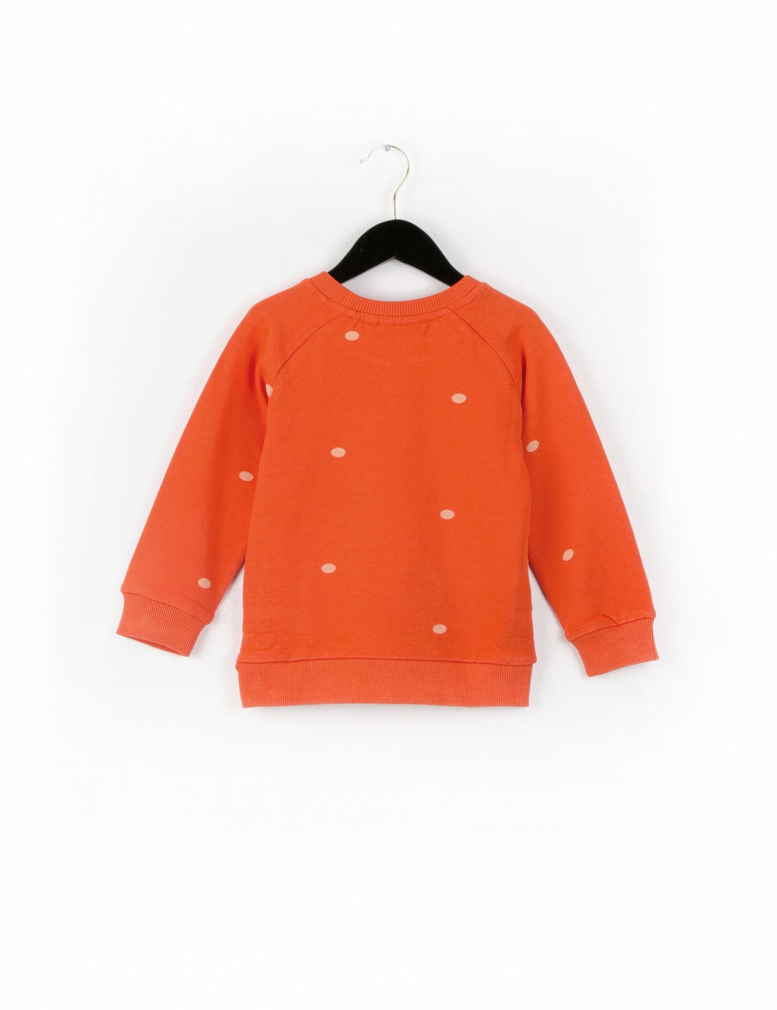 Big Dots Red Sweatshirt - CÉMAROSE | Children's Fashion Store - 2