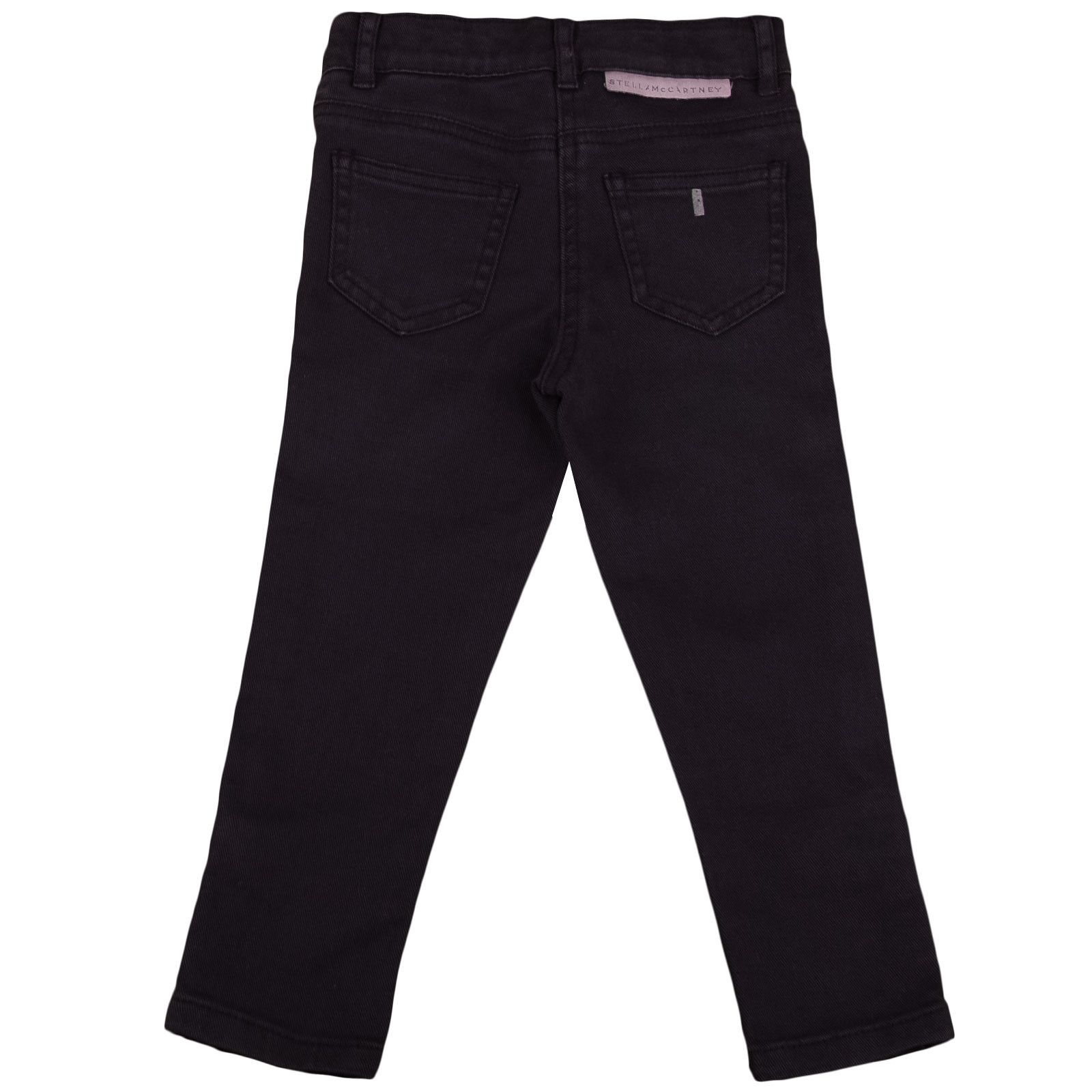 Nina Girls Black Skinny Jeans With Zips At The Ankles - CÉMAROSE | Children's Fashion Store - 2