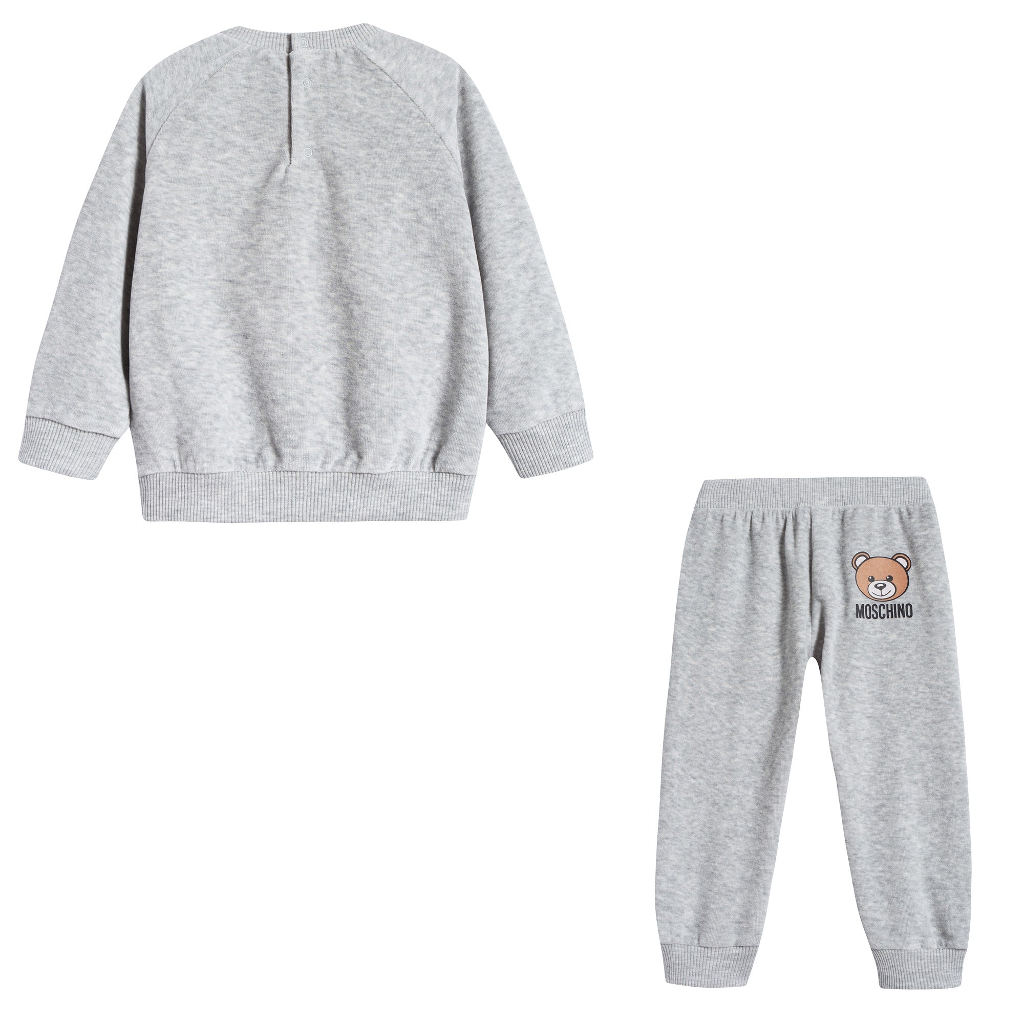 Baby Melange Grey Cotton Sets