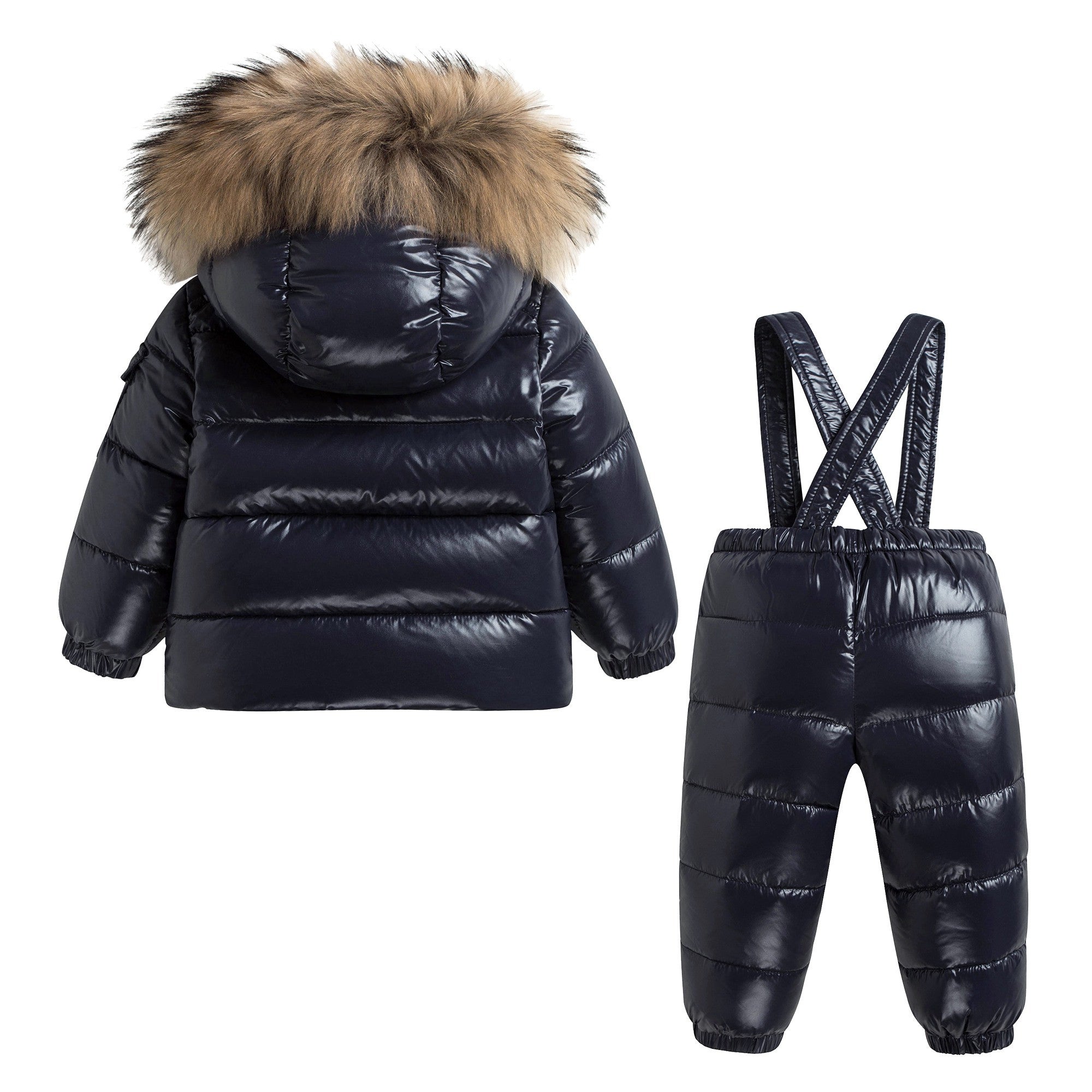 Baby Navy Blue 'New Remy' Snowsuit Set