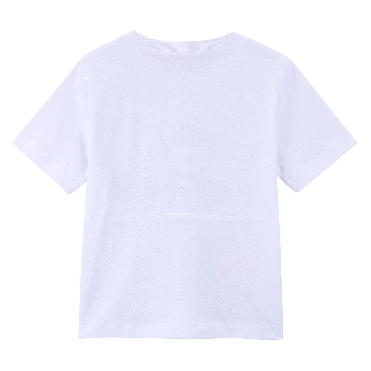 Girls White Cartoon Printed Cotton Jersey T-Shirt - CÉMAROSE | Children's Fashion Store - 3