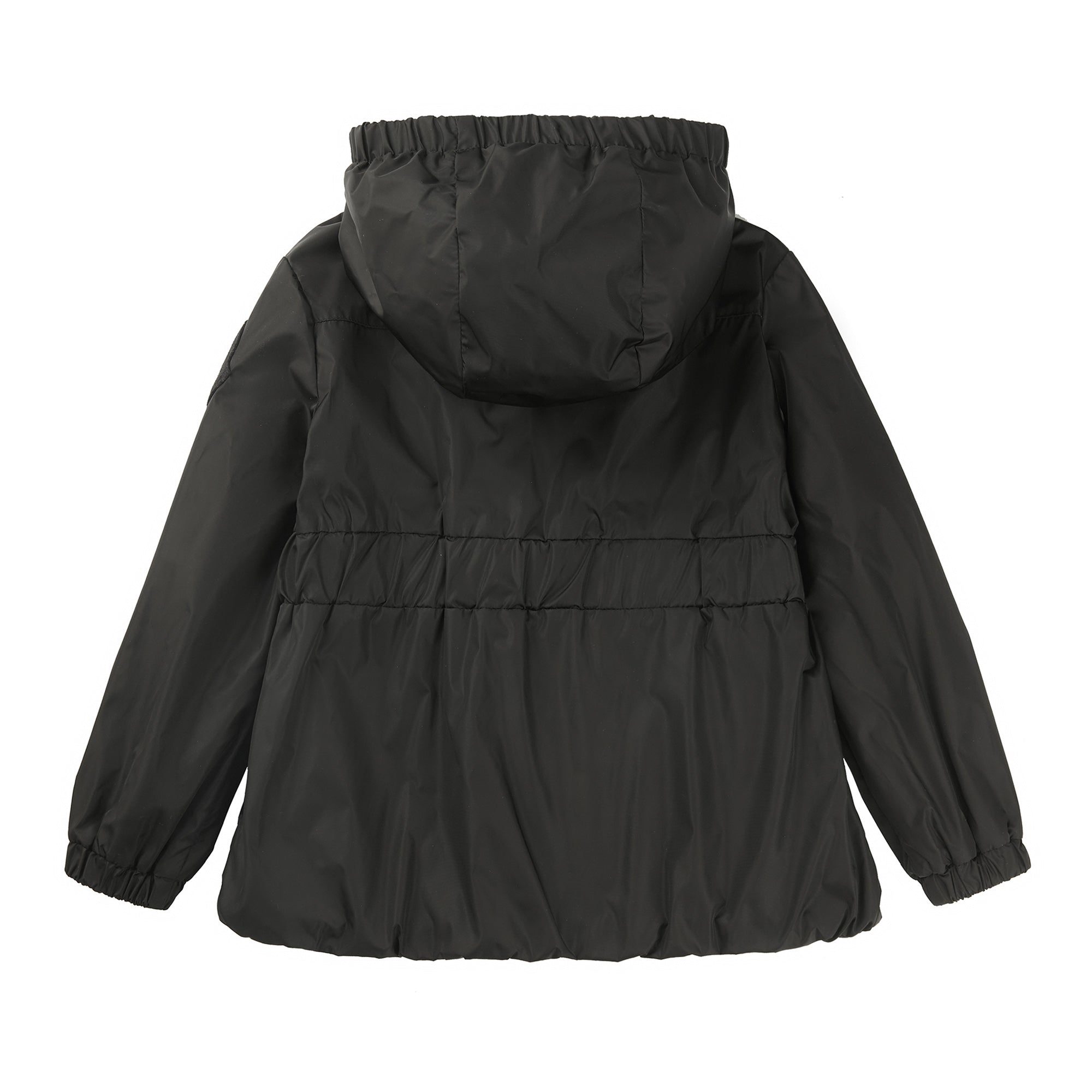 Girls Black Ruffle Jacket