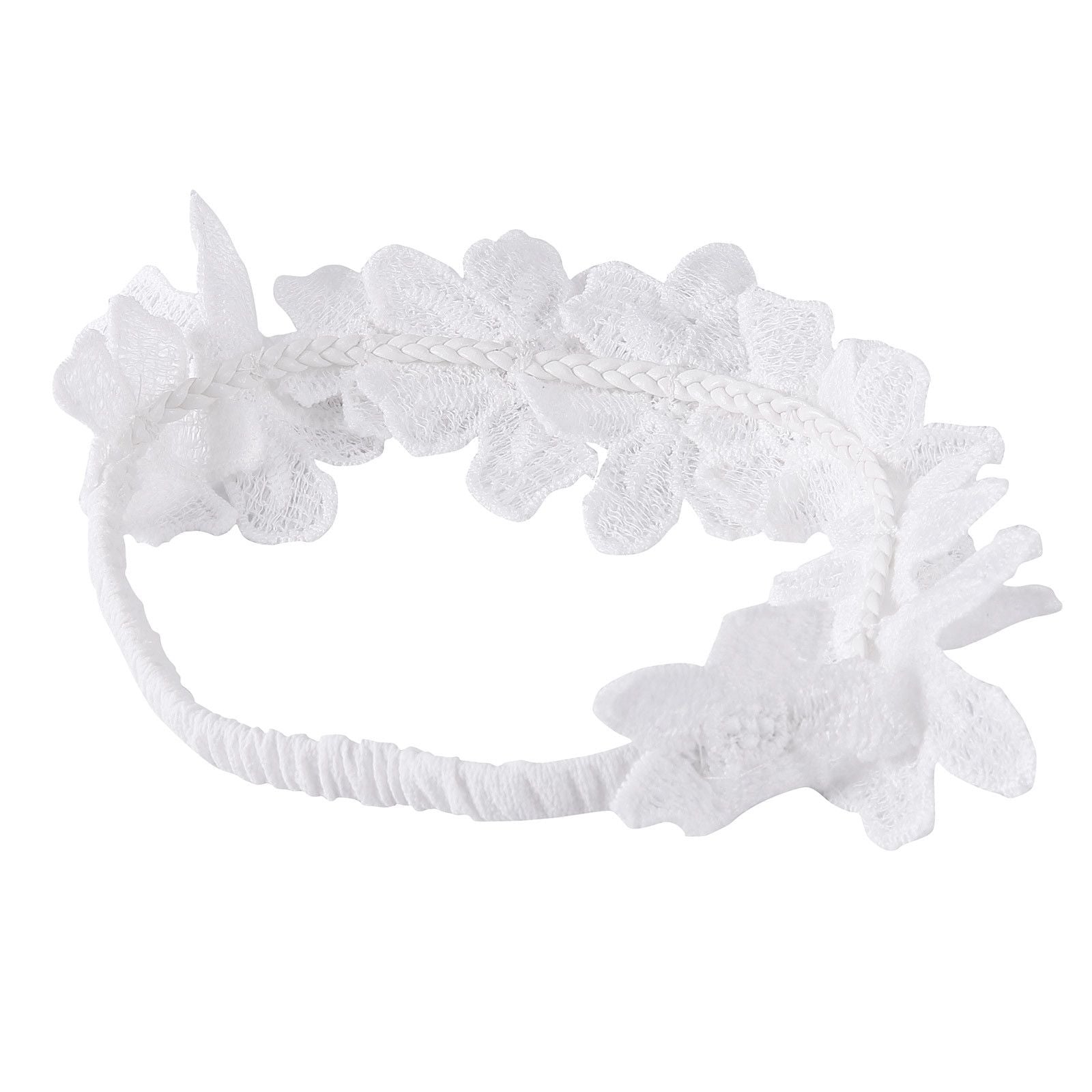 Girls White Lace Patch Trims Headband - CÉMAROSE | Children's Fashion Store - 2
