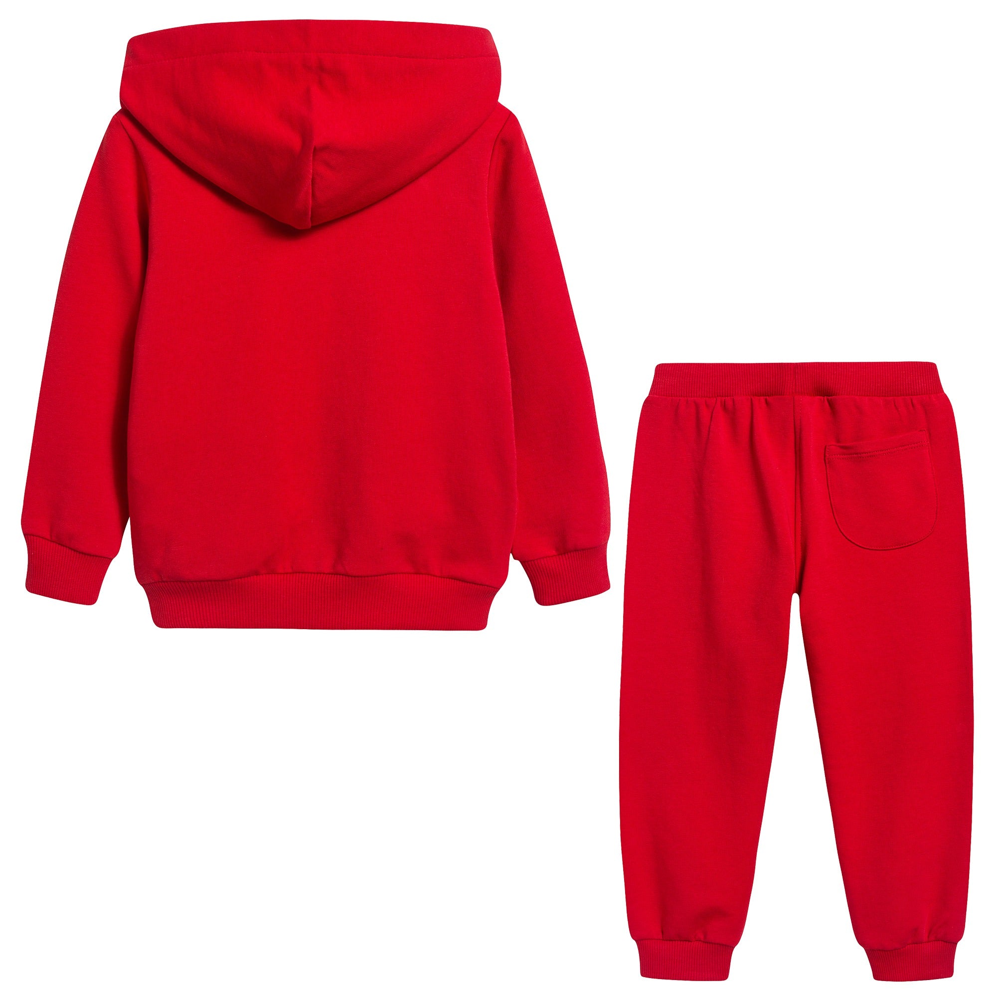 Baby Girls Poppy Red Cotton Set