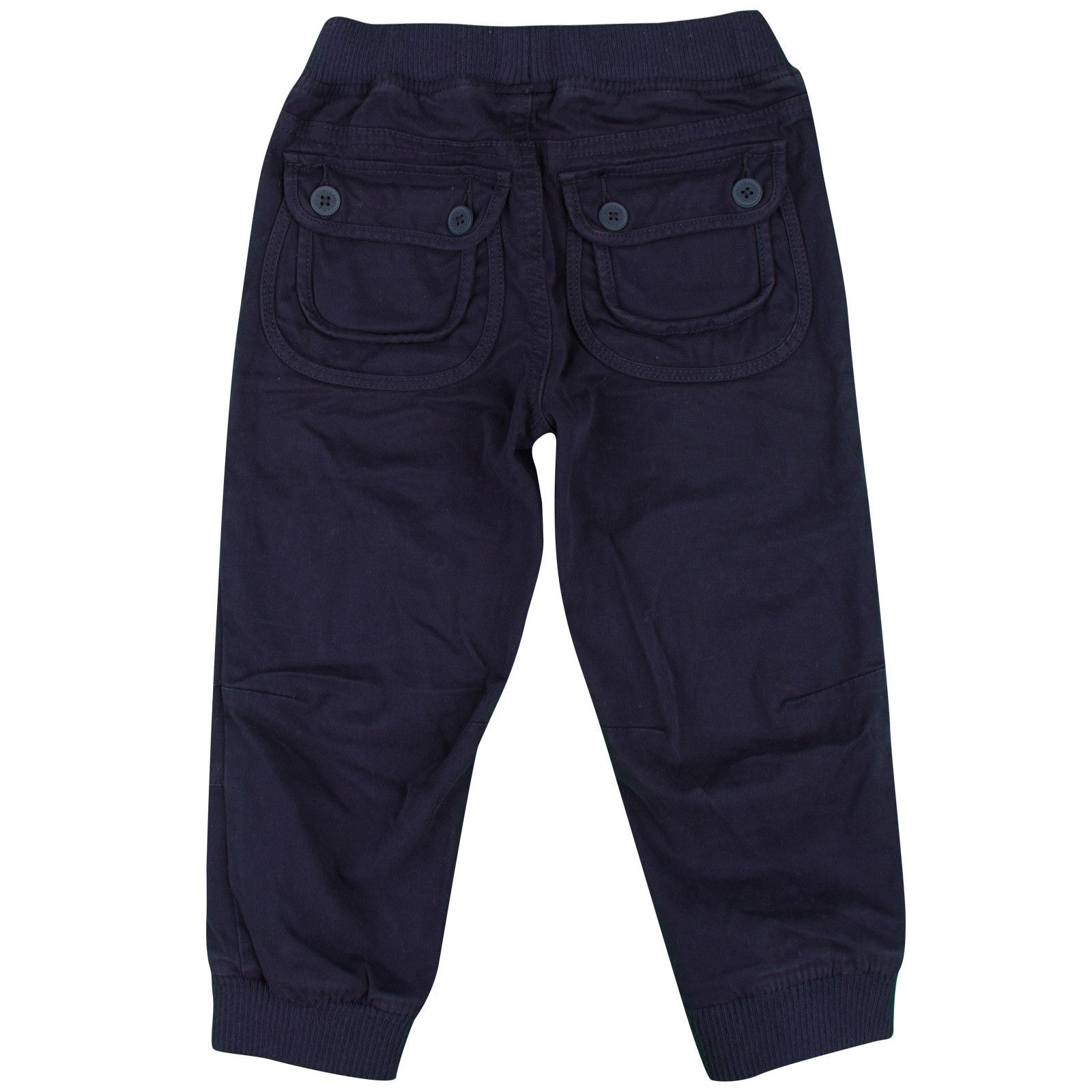 Gus Boys Navy Blue Cotton Trousers With Multiple Pockets - CÉMAROSE | Children's Fashion Store - 2