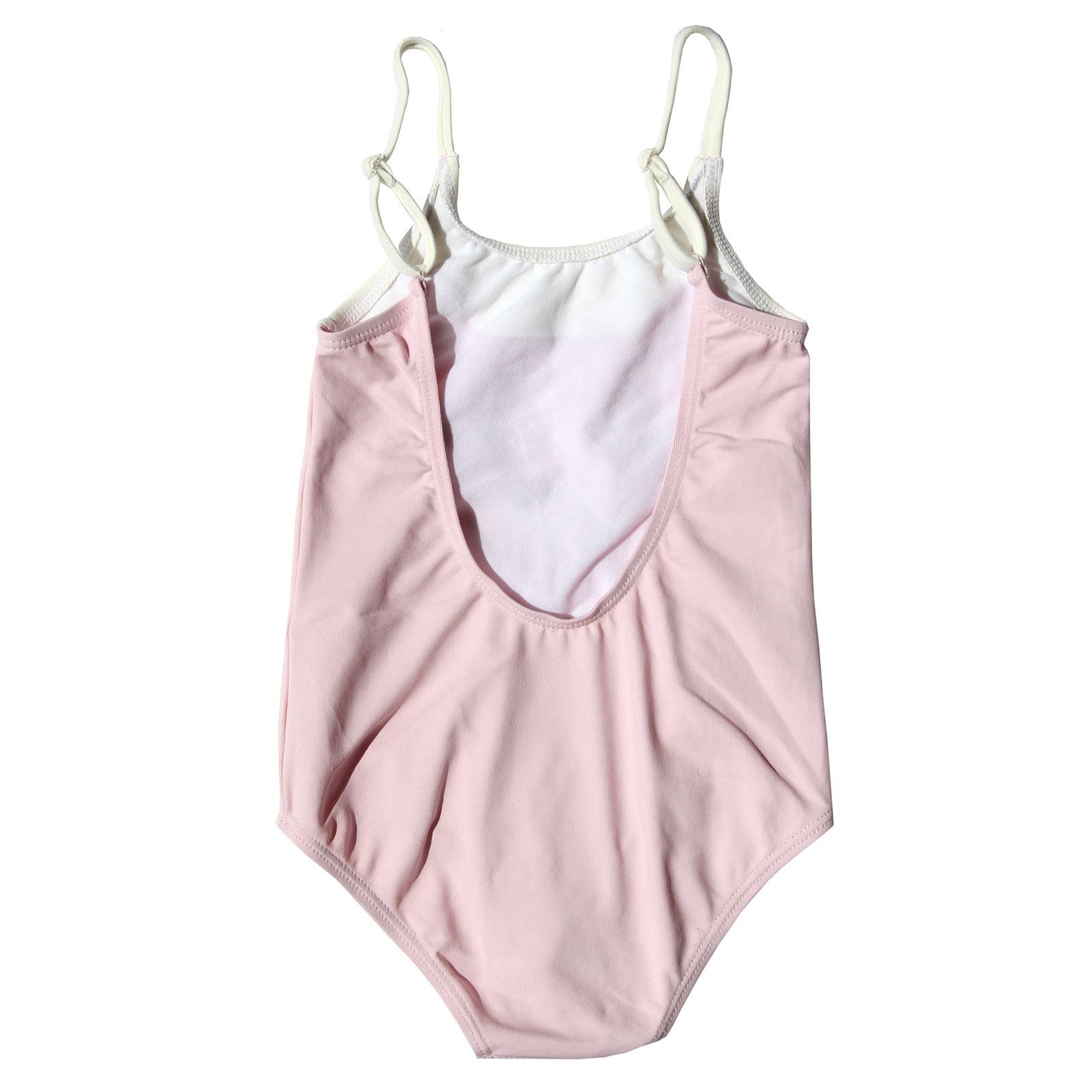 Girls Pink Cat Face Printed Swimsuit - CÉMAROSE | Children's Fashion Store - 2
