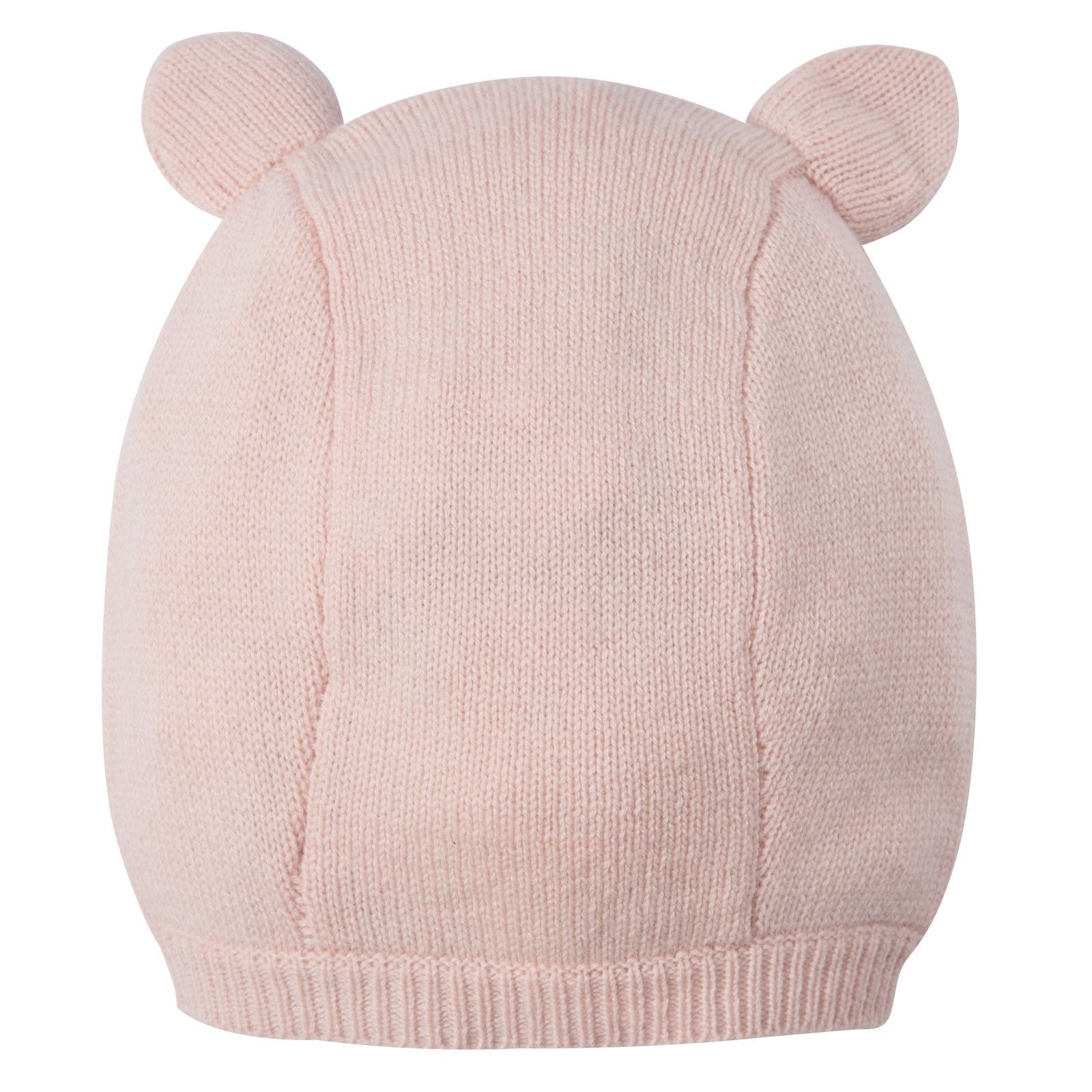 Chips Baby Girls Pink Wool&Cashmere Balaclava With Ears - CÉMAROSE | Children's Fashion Store - 2