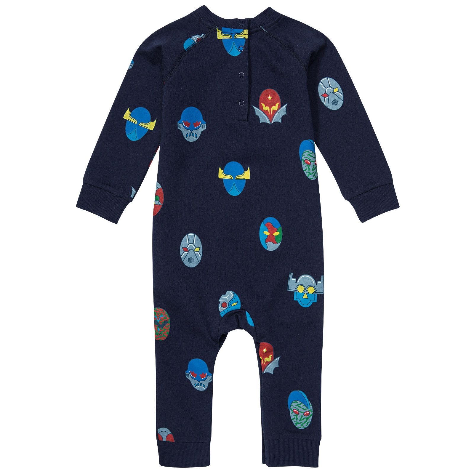 Jimbo Baby Blue Super Stella Heroes Cotton Babygrow - CÉMAROSE | Children's Fashion Store - 2
