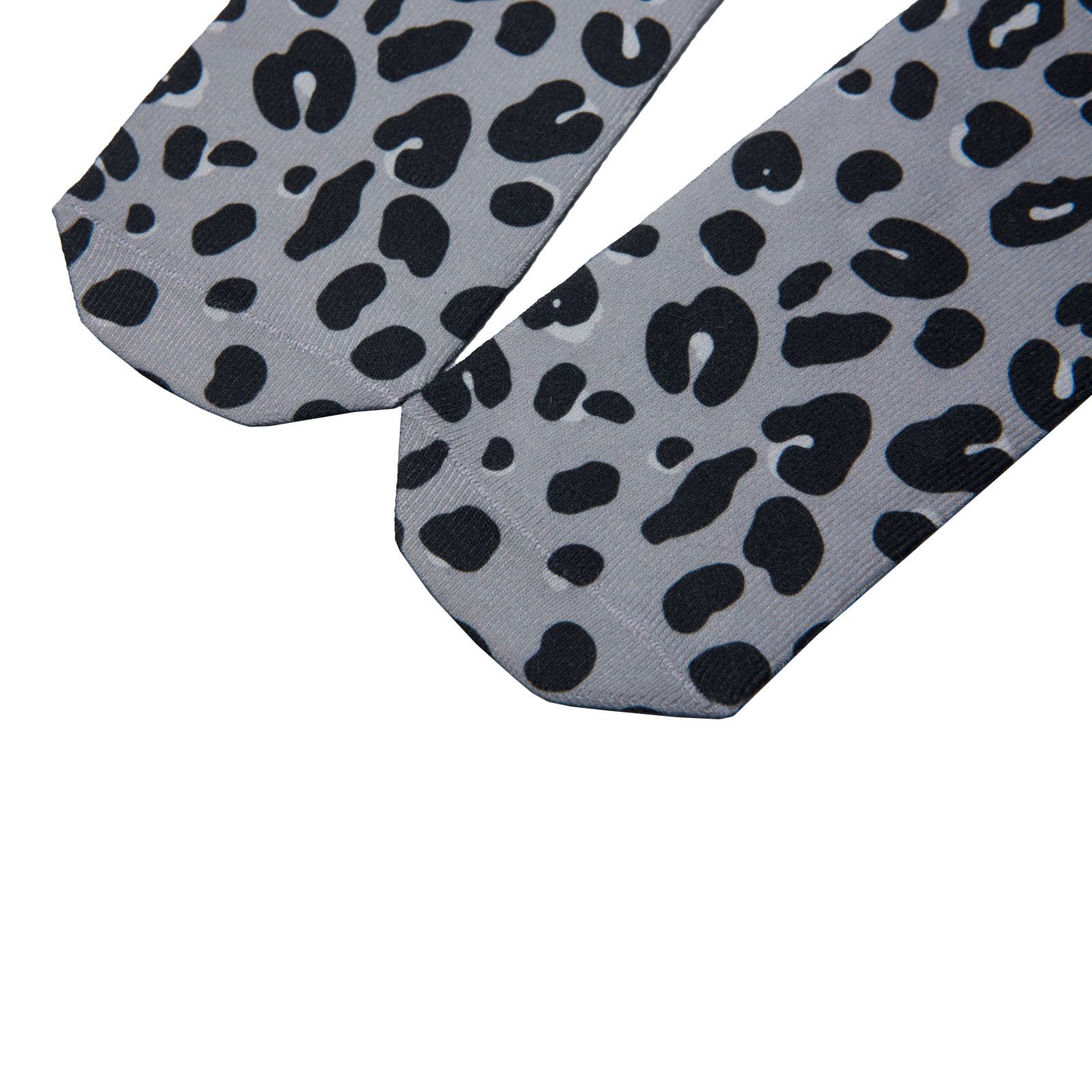Trumpet Baby Pink&Grey Leopard Printed Socks - CÉMAROSE | Children's Fashion Store - 2