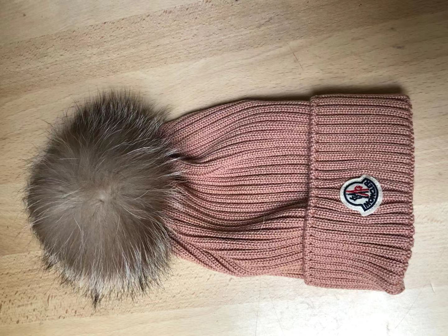 Girls Pink Wool Hat