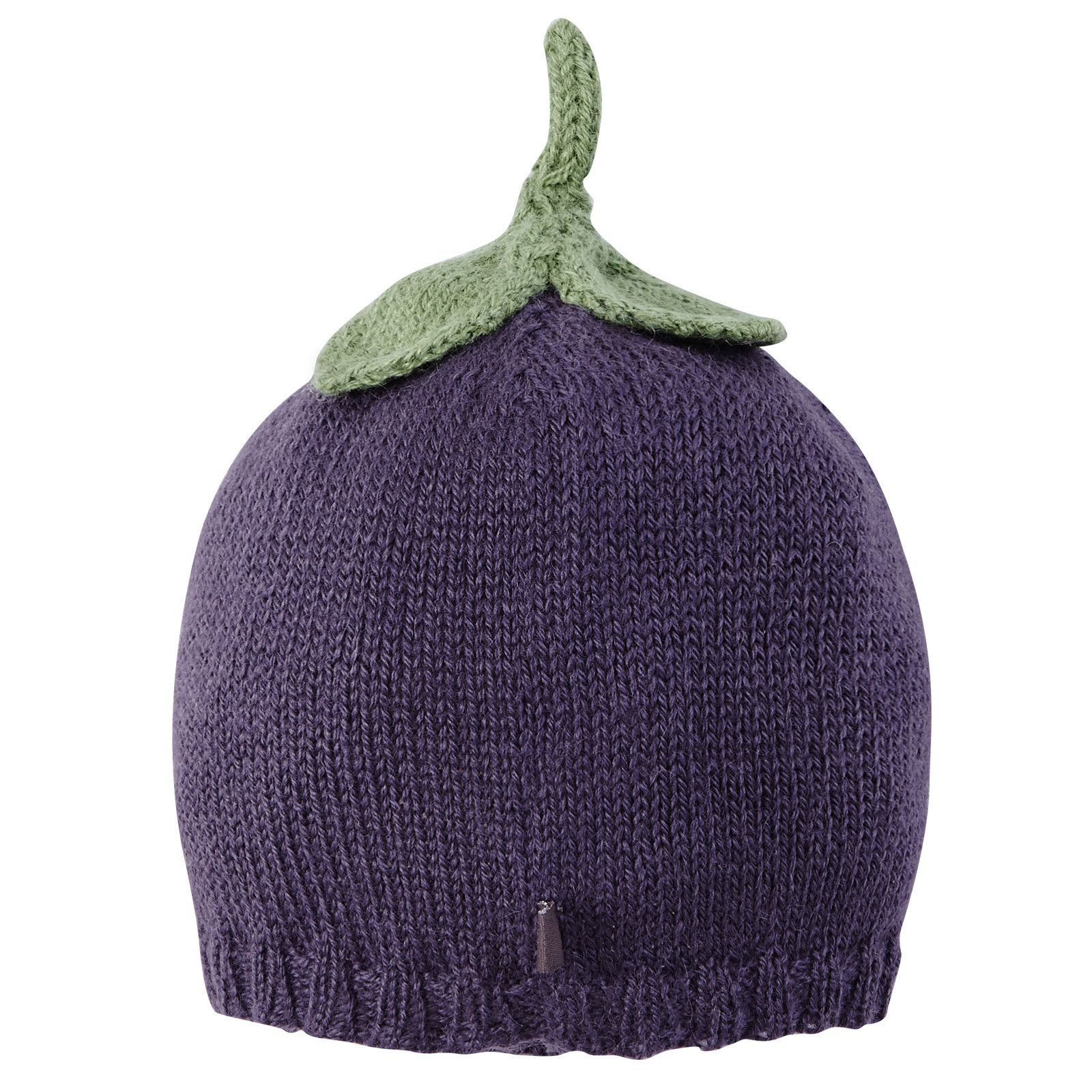 Baby Black Alpaca Wool Knitted Radish Trims Hat - CÉMAROSE | Children's Fashion Store - 2