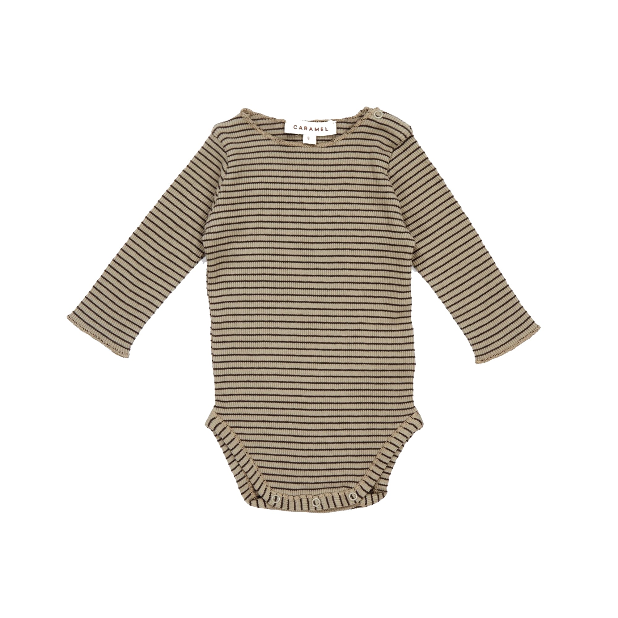 Baby Pewter Cotton Rib Babysuit