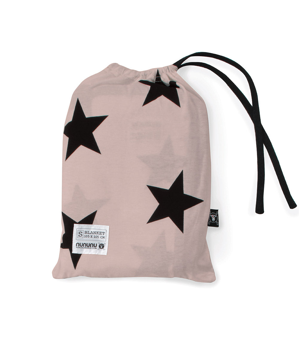 Girls Pink Star Cotton Blanket