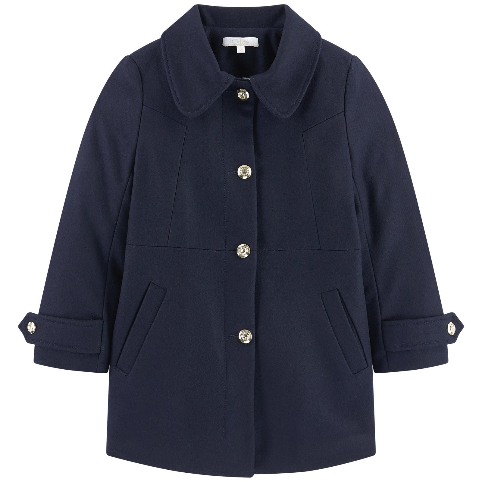 Girls Blue Cargo Laine Coat