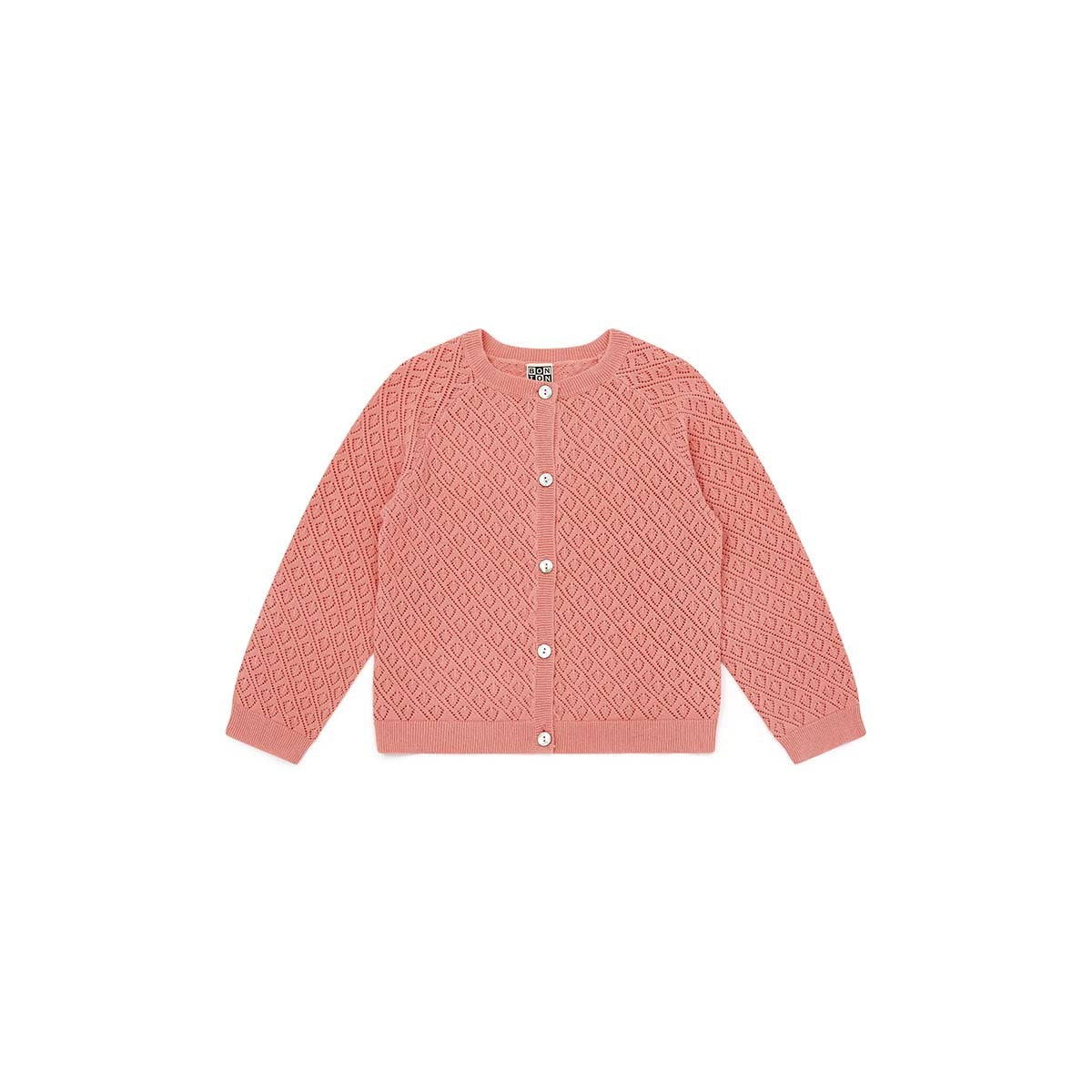 Girls Rose Toucan Cardigan
