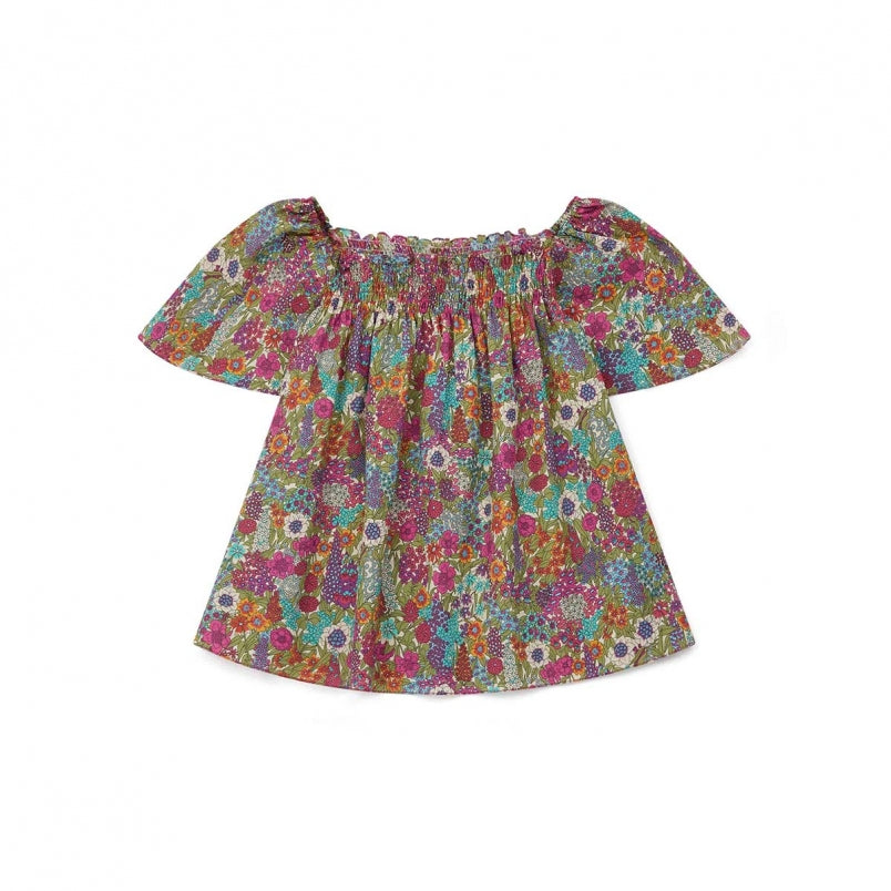 Girls Fuschia Cotton Top