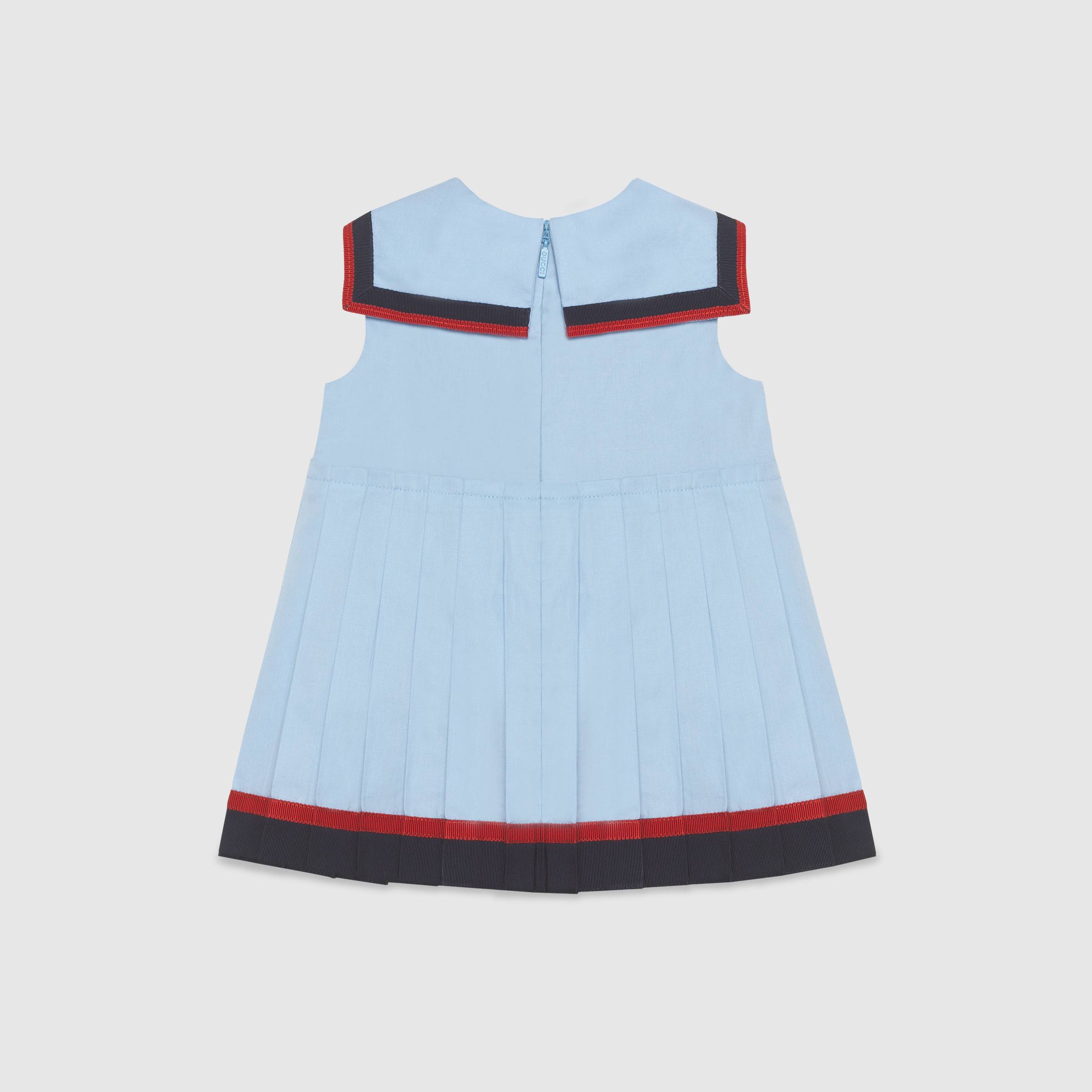Baby Sky Blue Cotton Dress