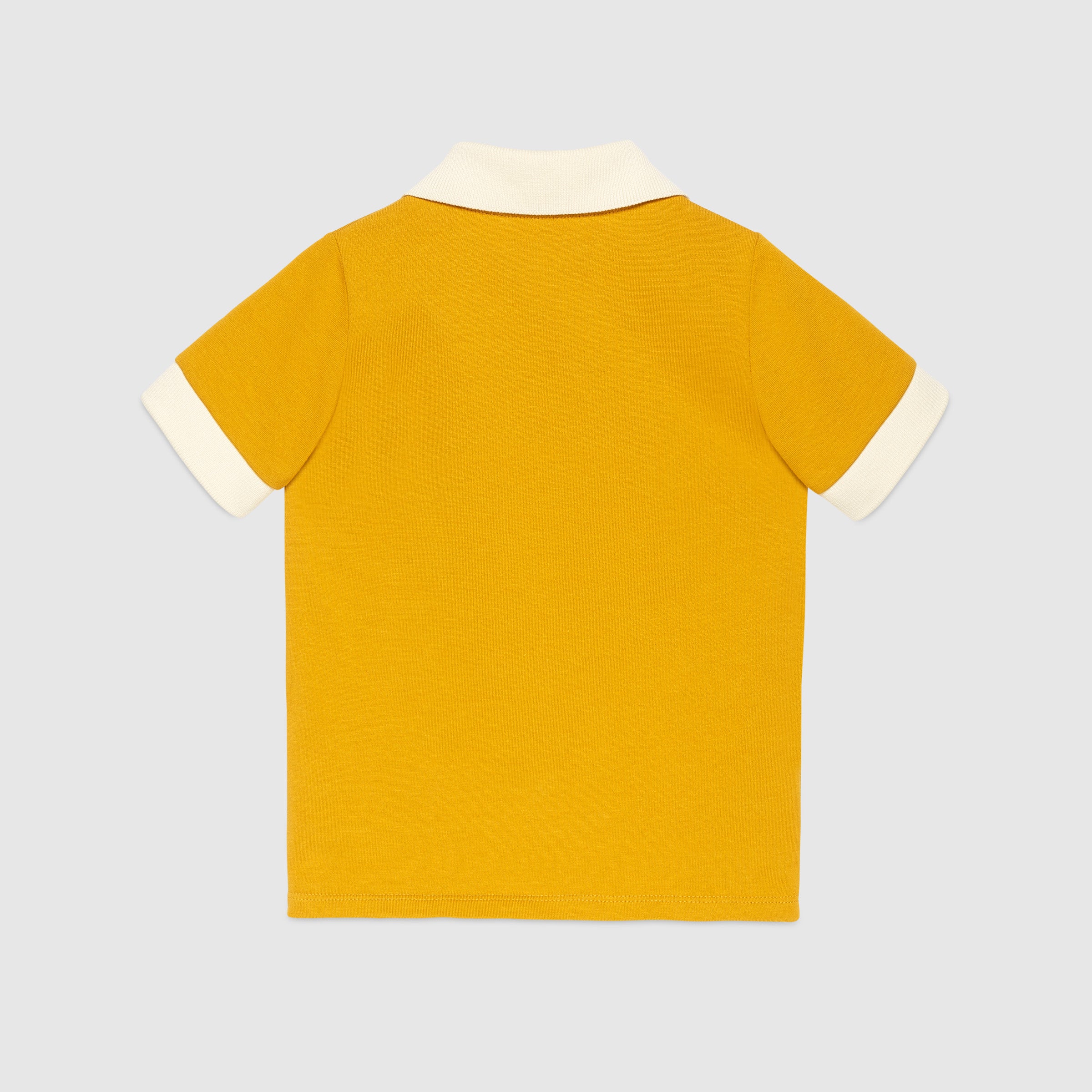 Girls Yellow Strawberry Polo Shirt