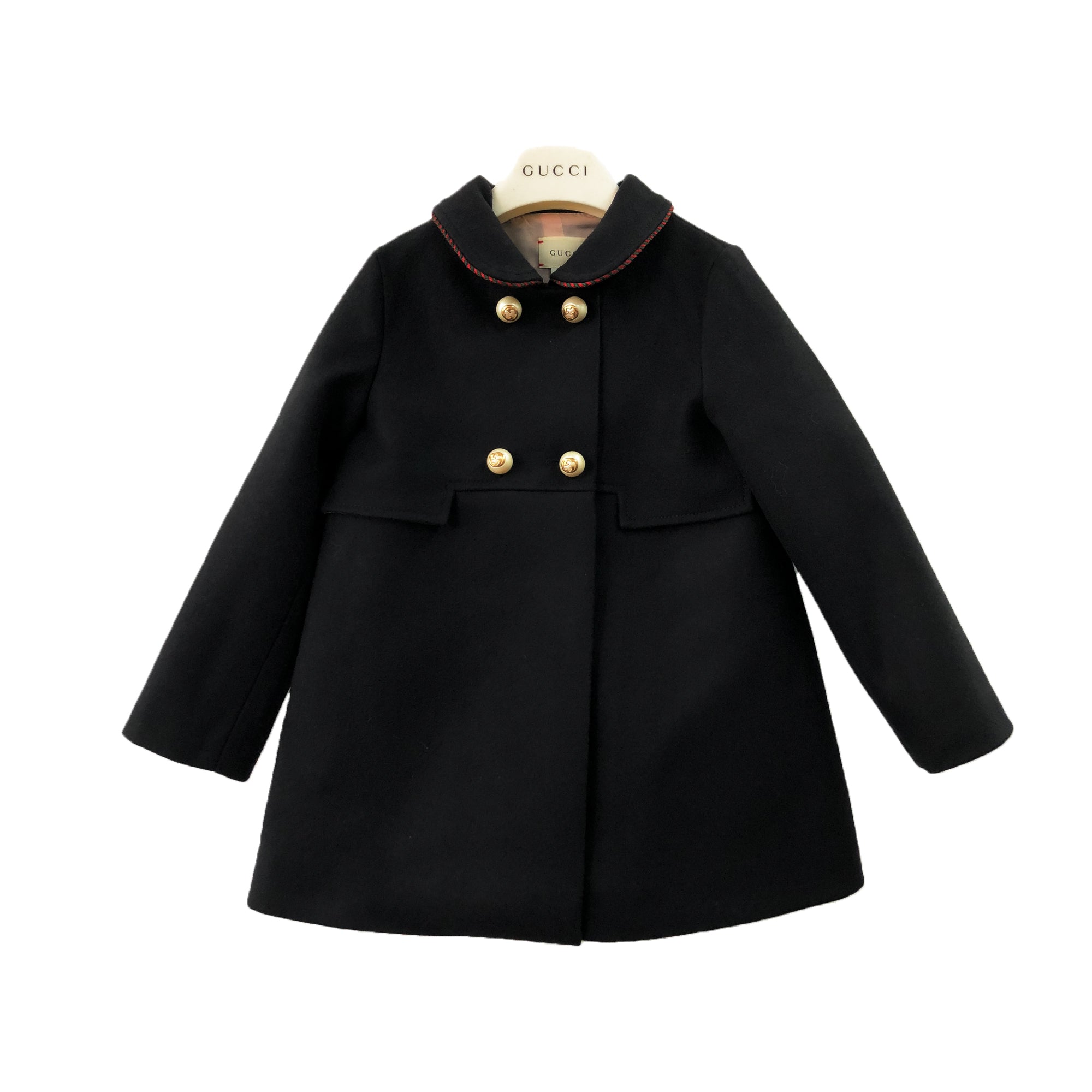 Baby Girls Ink Wool Coat
