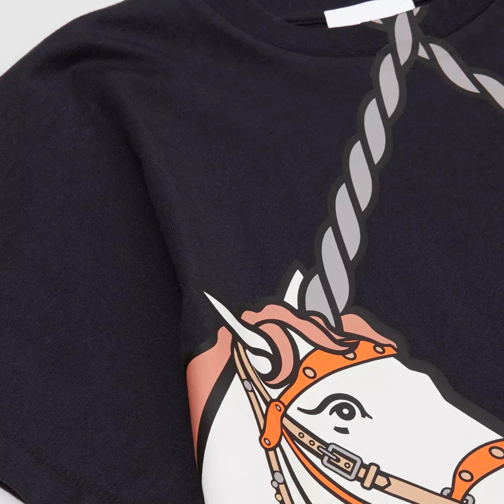 T-shirt en coton imprimé pour fille