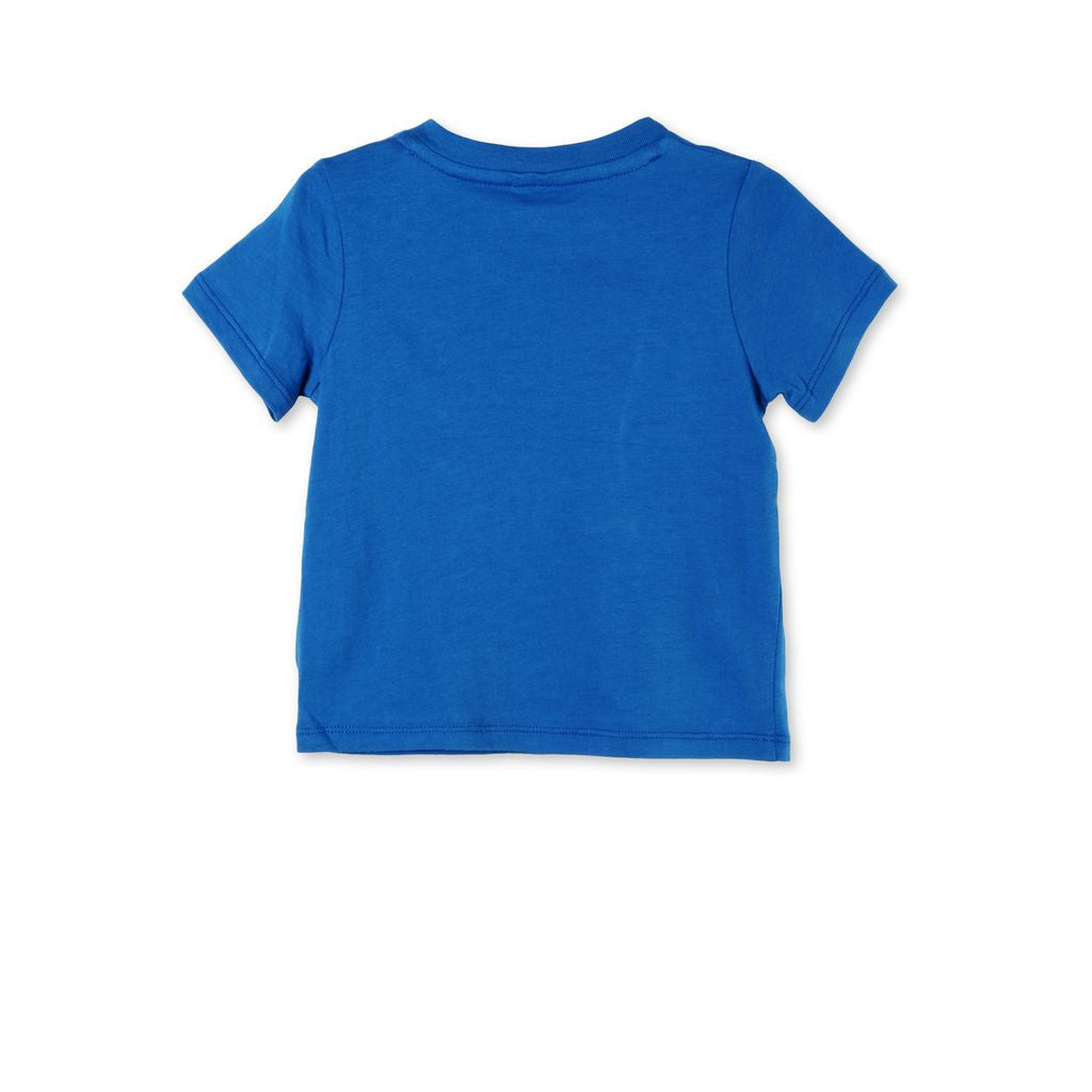 Baby Boys Blue Sunglasses Print Chuckle T-shirt - CÉMAROSE | Children's Fashion Store - 2