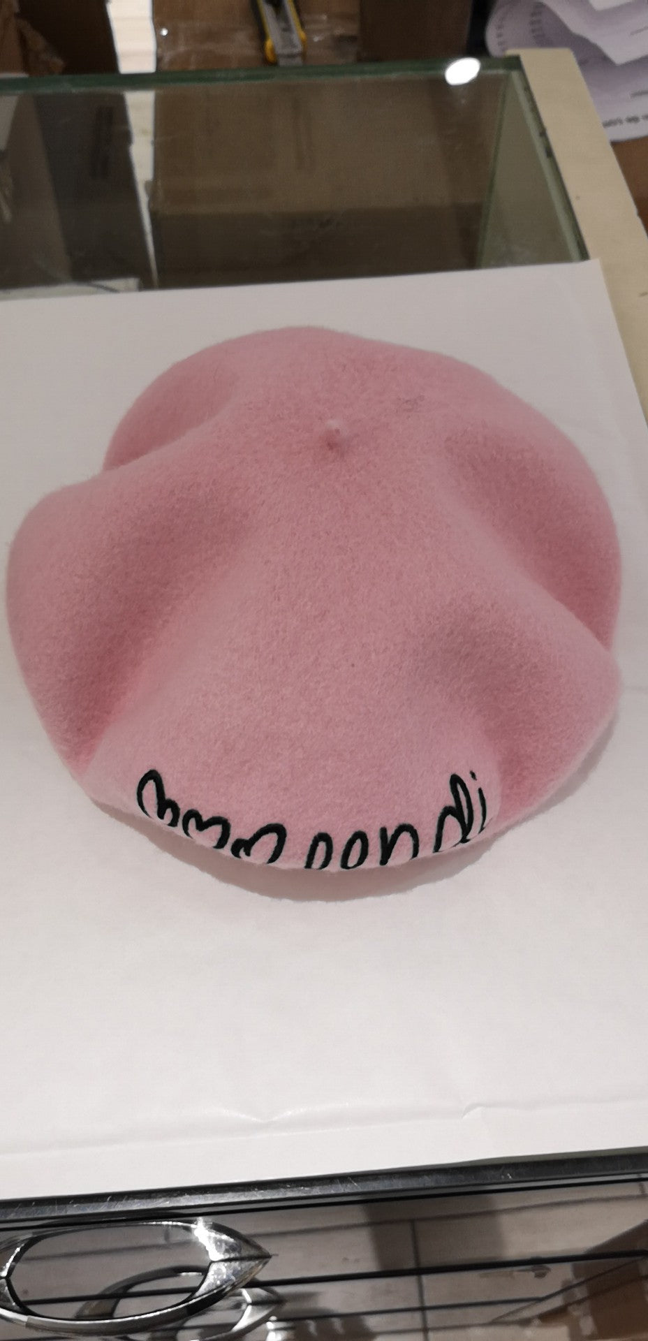 Girls Pink Wool Hat
