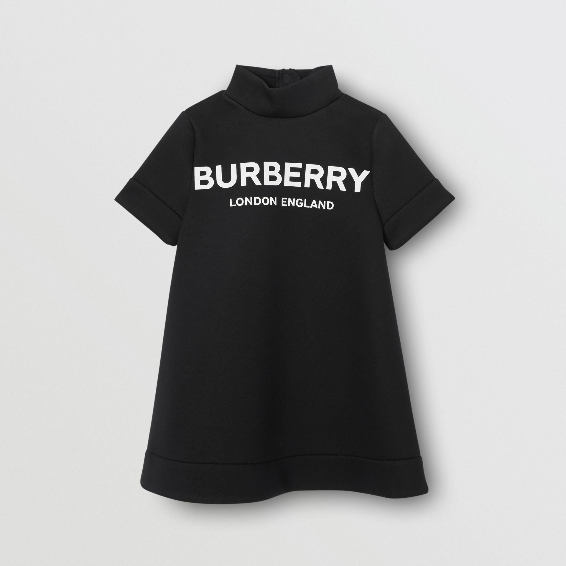 Girls Black Logo Jersy Dress