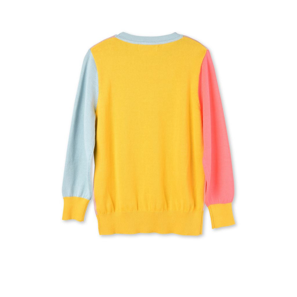 Girls Multicolor Saxophone Print Lucky Jumper - CÉMAROSE | Children's Fashion Store - 2