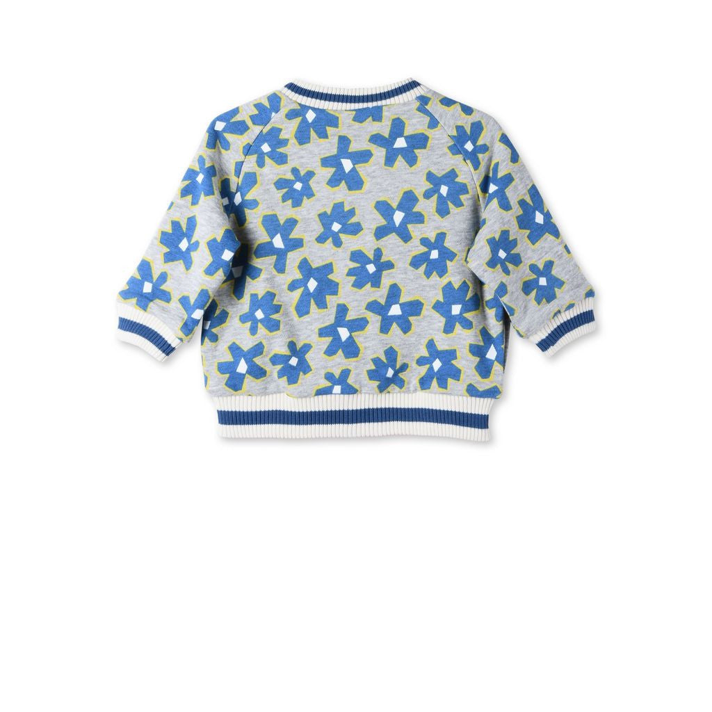 Baby Multicolor Flowers Printed Jacket